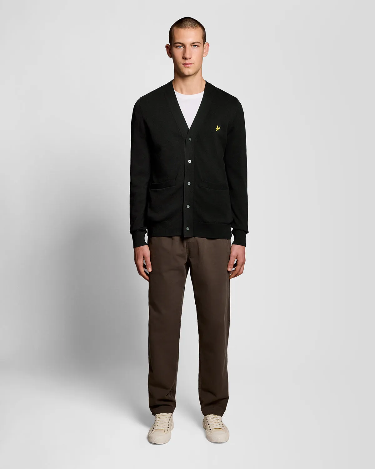 Cotton V-Neck Cardigan sold by Lyle & Scott product image thumbnail 2