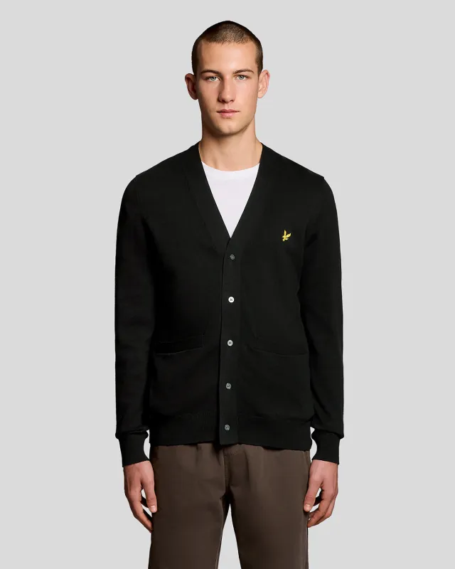 Cotton V-Neck Cardigan sold by Lyle & Scott