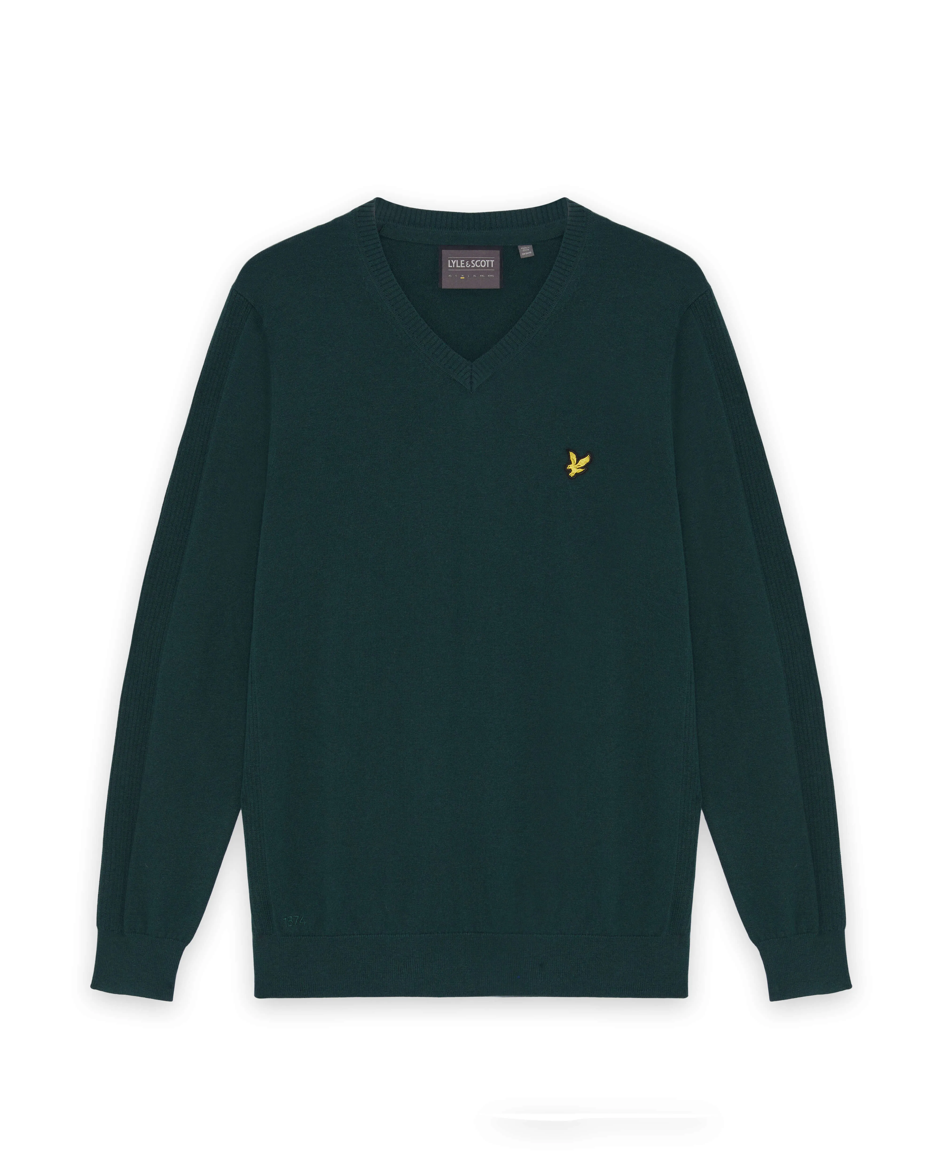 Cotton Blend V-Neck Jumper sold by Lyle & Scott product image thumbnail 5