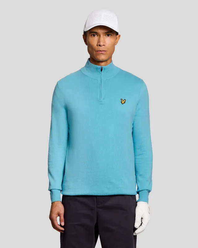 Performance 1/4 Zip Jumper sold by Lyle & Scott
