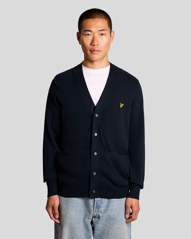 Cotton V-Neck Cardigan sold by Lyle & Scott