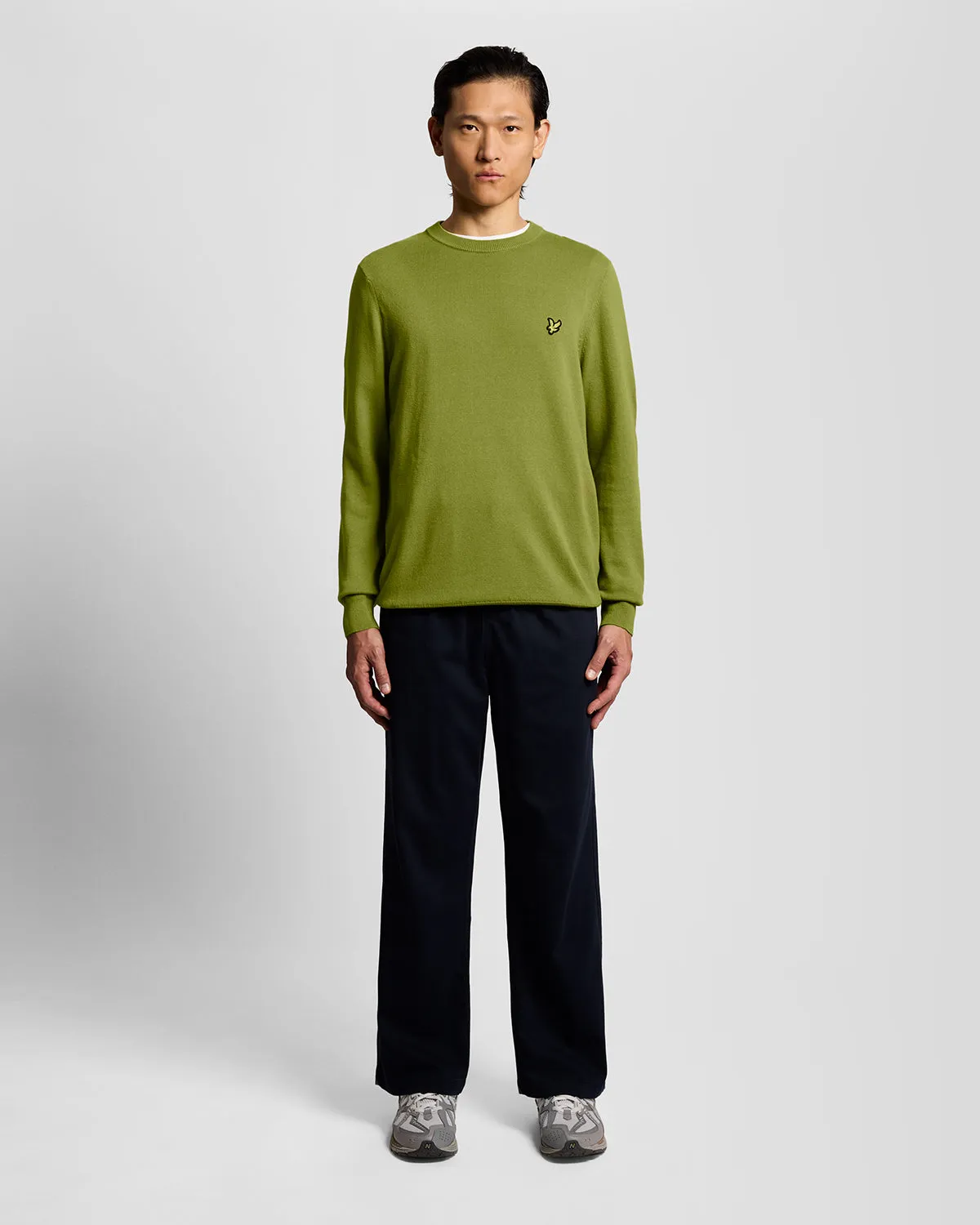 Cotton Crew Neck Jumper sold by Lyle & Scott product image thumbnail 2