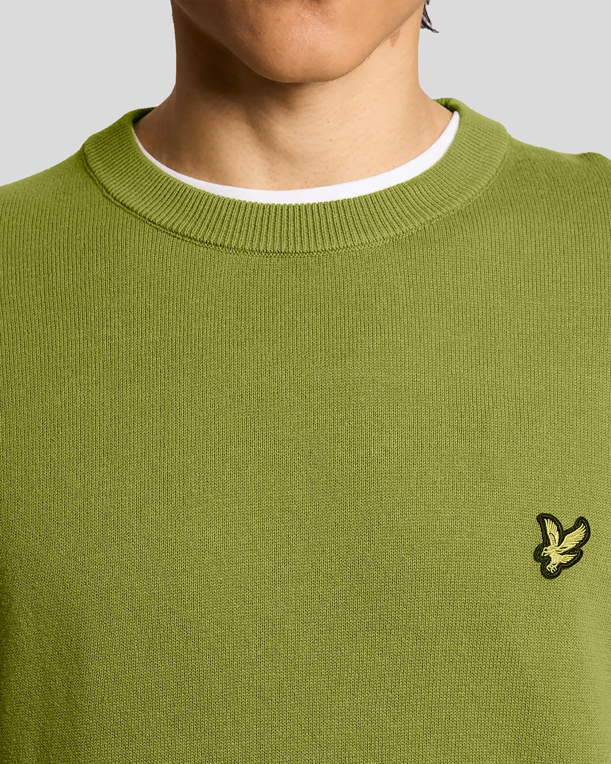 Cotton Crew Neck Jumper sold by Lyle & Scott product image thumbnail 3