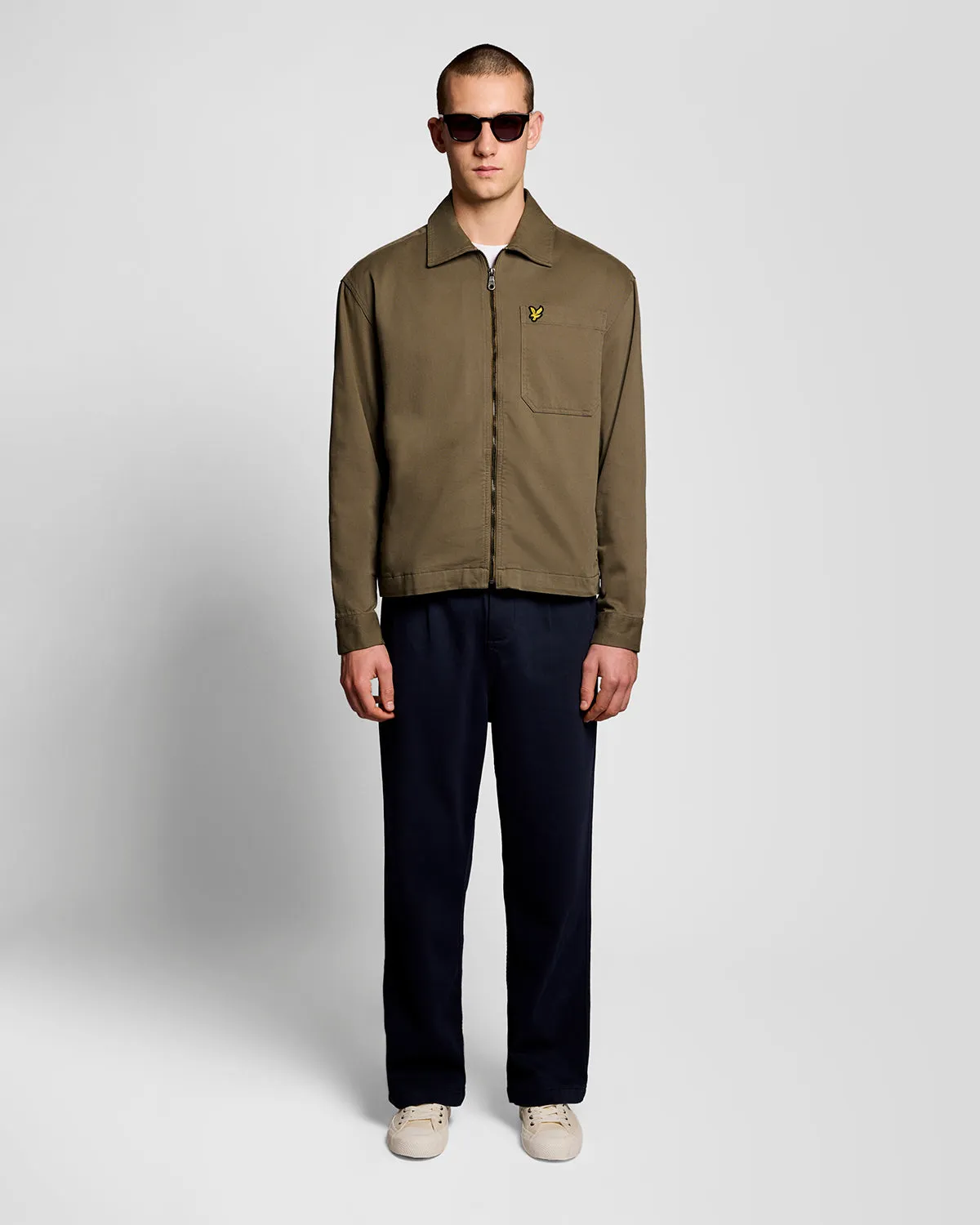 Lightweight Enzyme Wash Overshirt sold by Lyle & Scott product image thumbnail 2