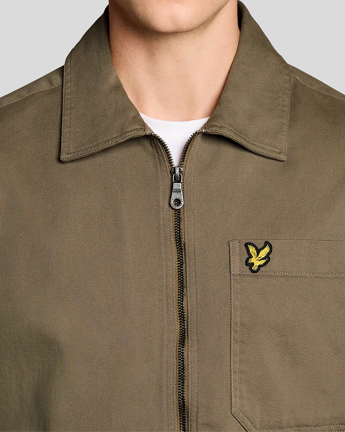 Lightweight Enzyme Wash Overshirt sold by Lyle & Scott product image thumbnail 3