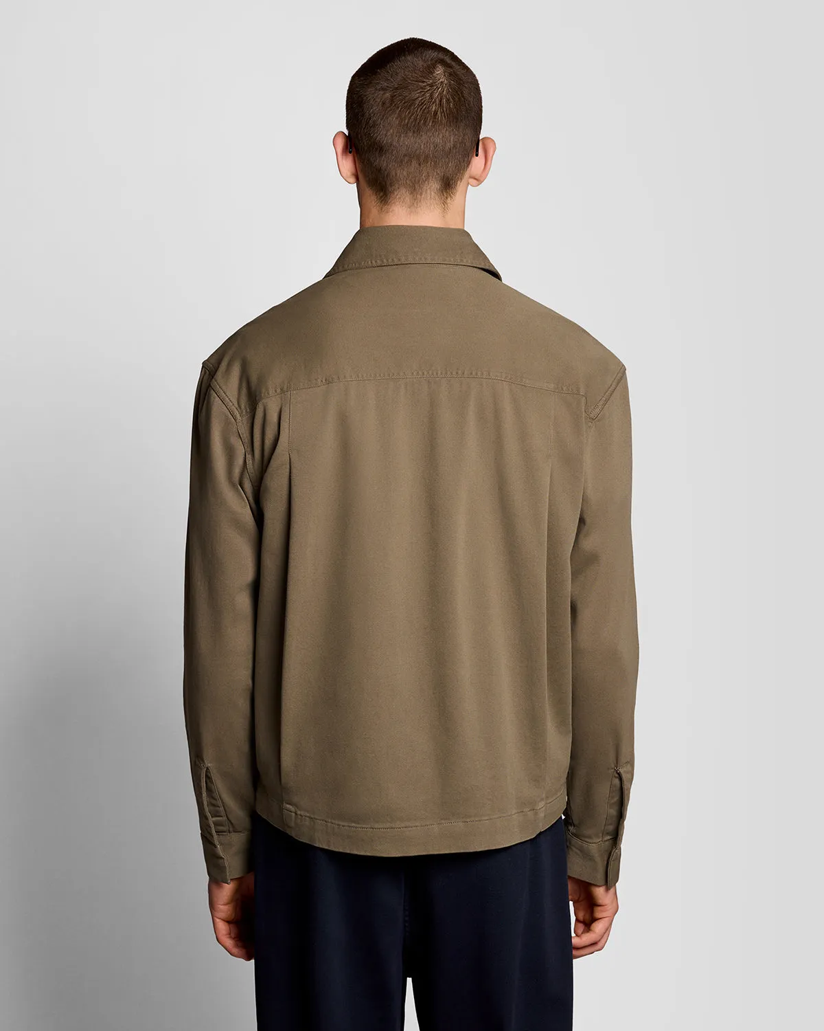 Lightweight Enzyme Wash Overshirt sold by Lyle & Scott product image thumbnail 4