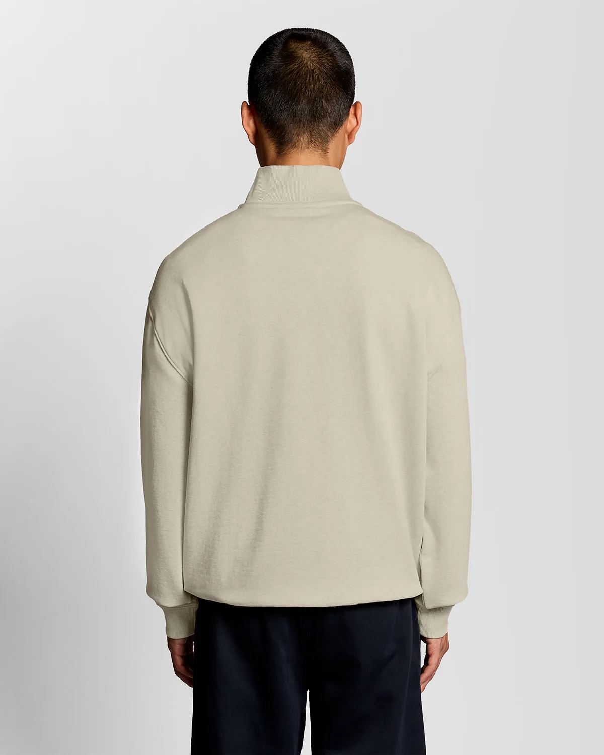Heavyweight Script 1/4 Zip Sweatshirt sold by Lyle & Scott product image thumbnail 4