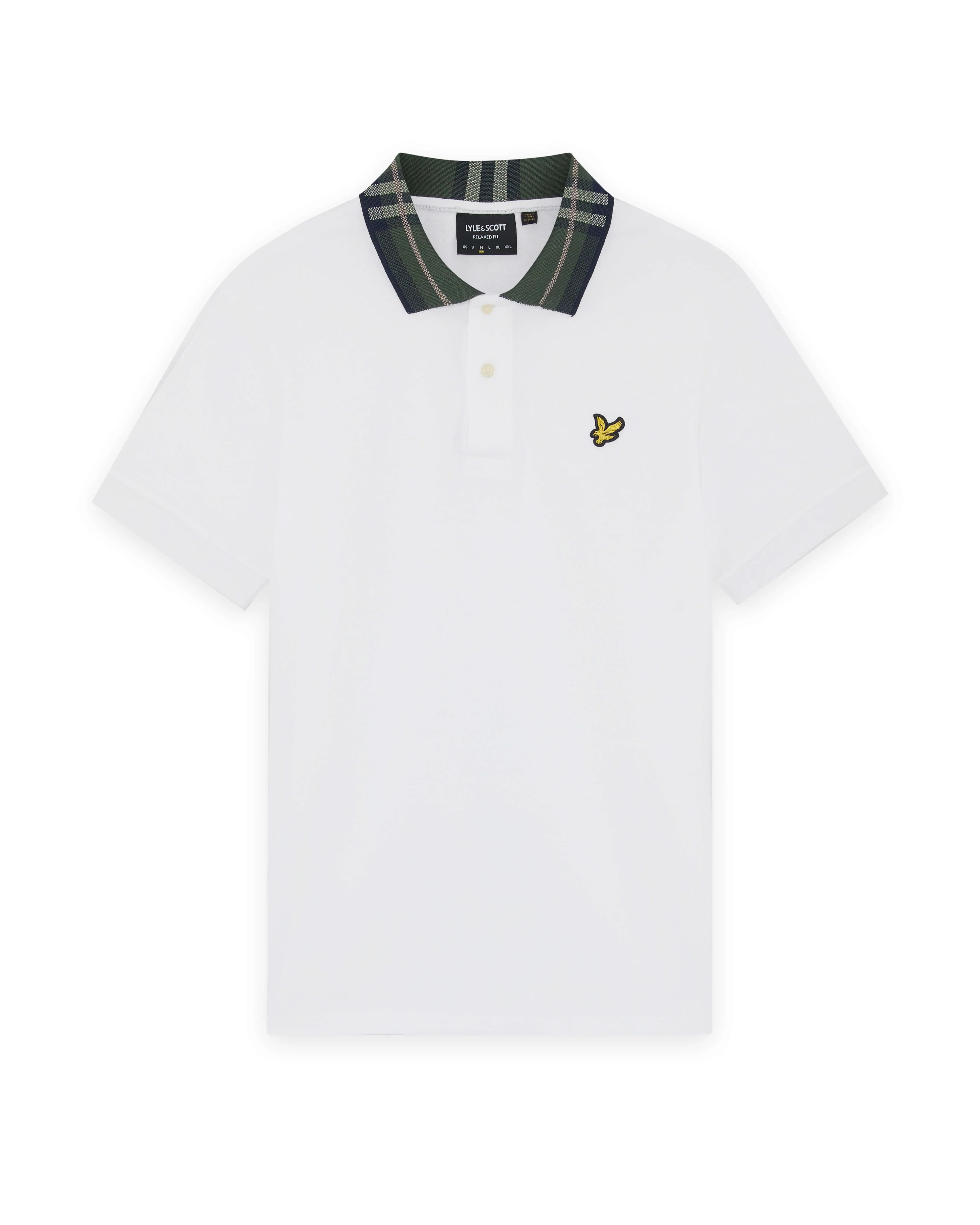 Tartan Collar Polo Shirt sold by Lyle & Scott product image thumbnail 5