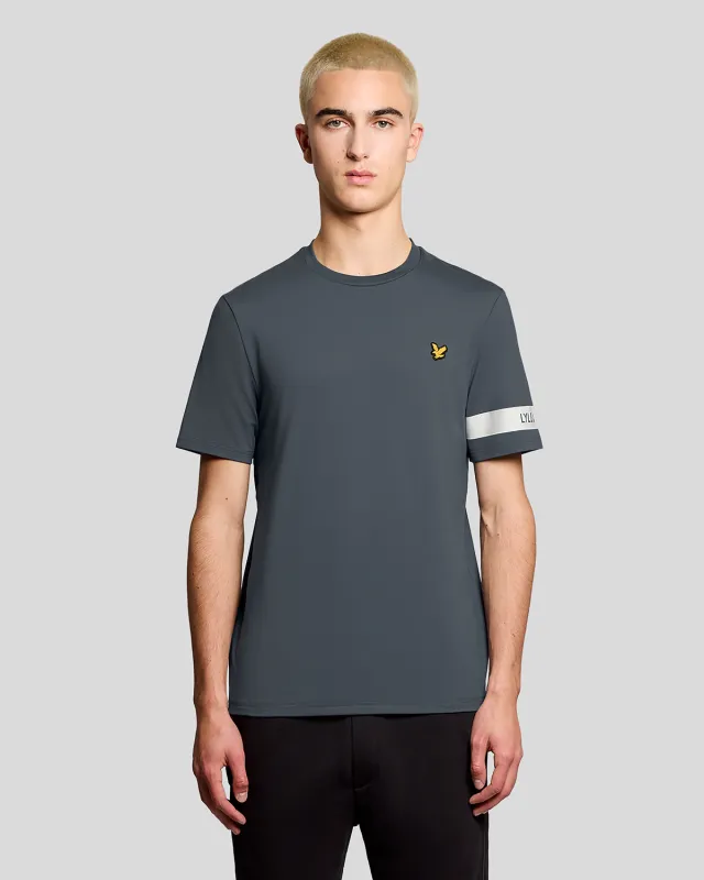 Sports Sleeve Detail T-Shirt sold by Lyle & Scott