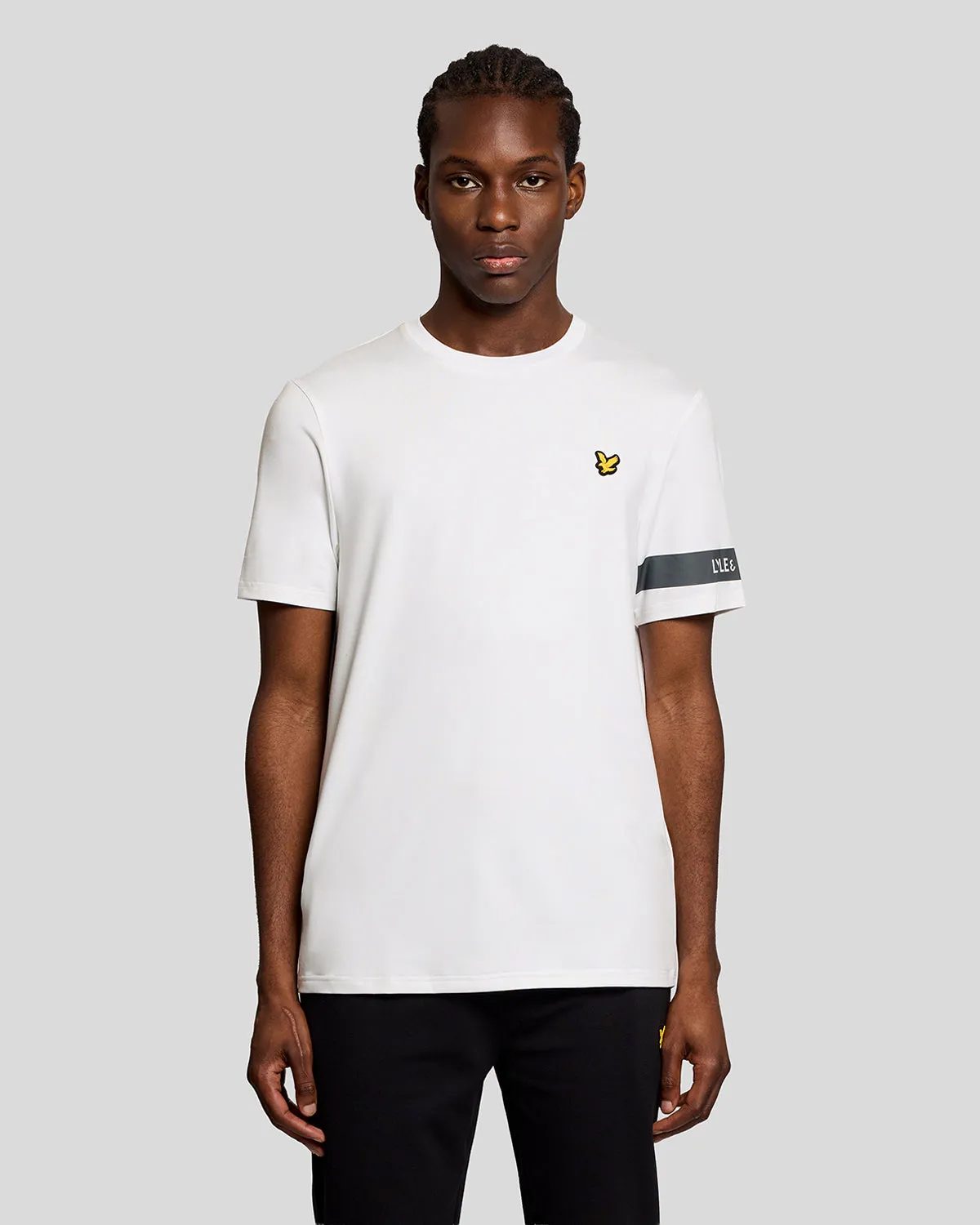 Sports Sleeve Detail T-Shirt sold by Lyle & Scott