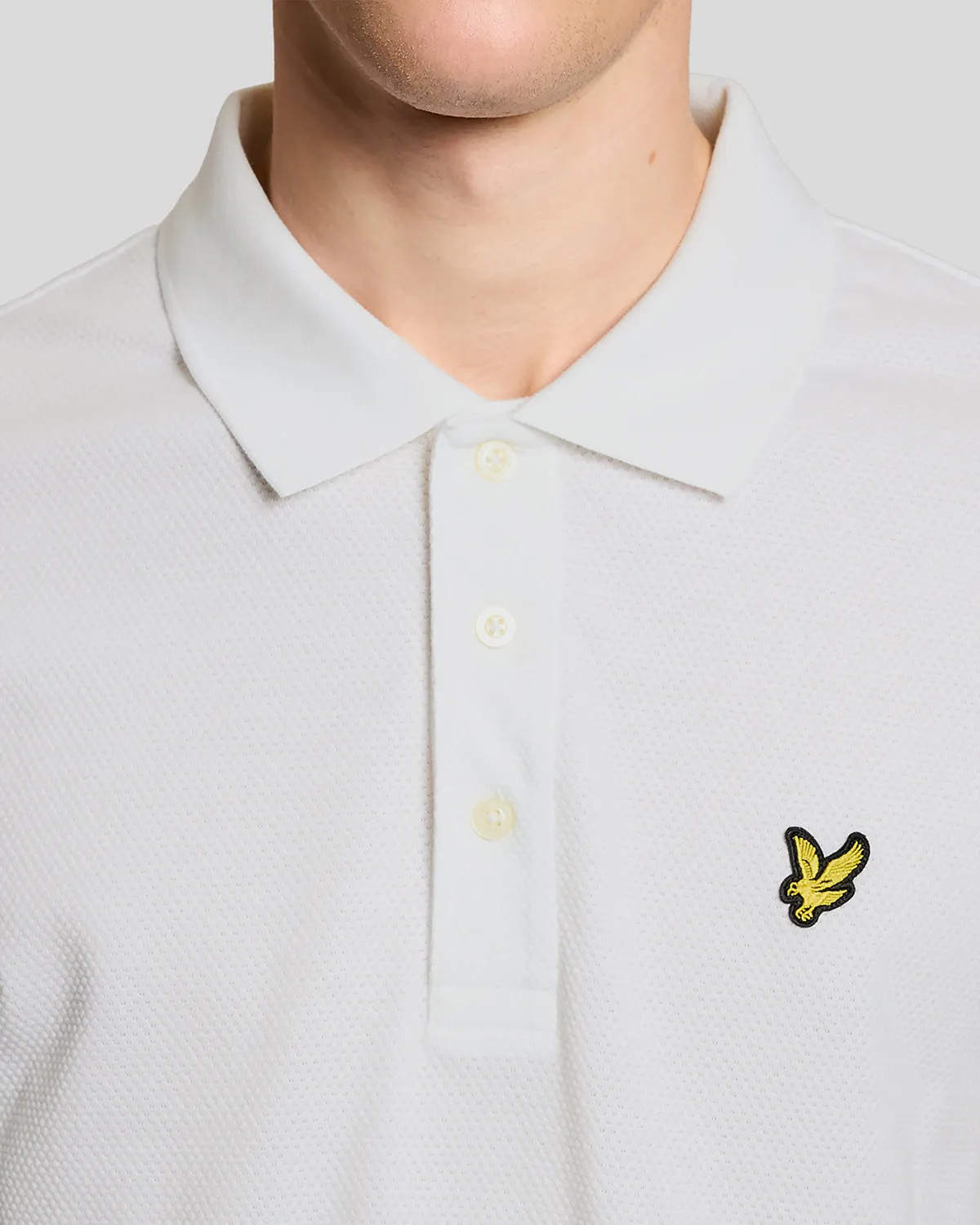 Textured Jacquard Polo Shirt sold by Lyle & Scott product image thumbnail 3