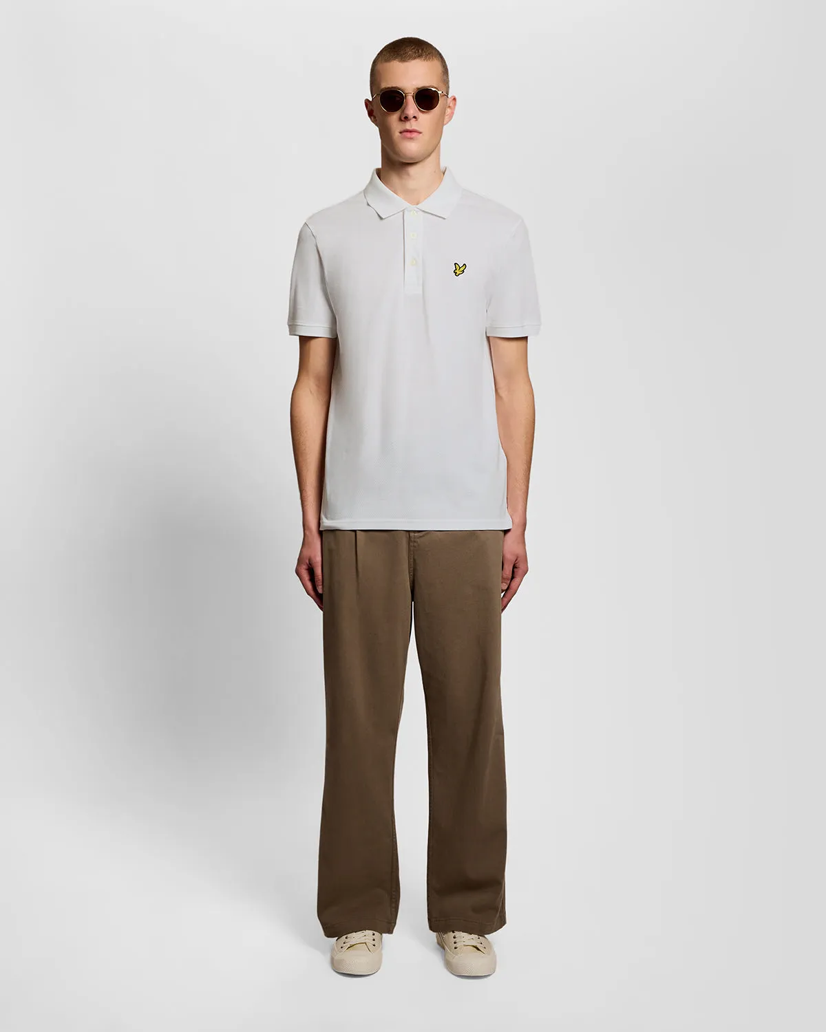 Textured Jacquard Polo Shirt sold by Lyle & Scott product image thumbnail 2