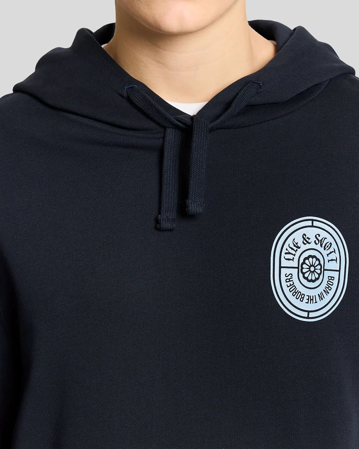 Graphic Badge Cotton Hoodie sold by Lyle & Scott product image thumbnail 4