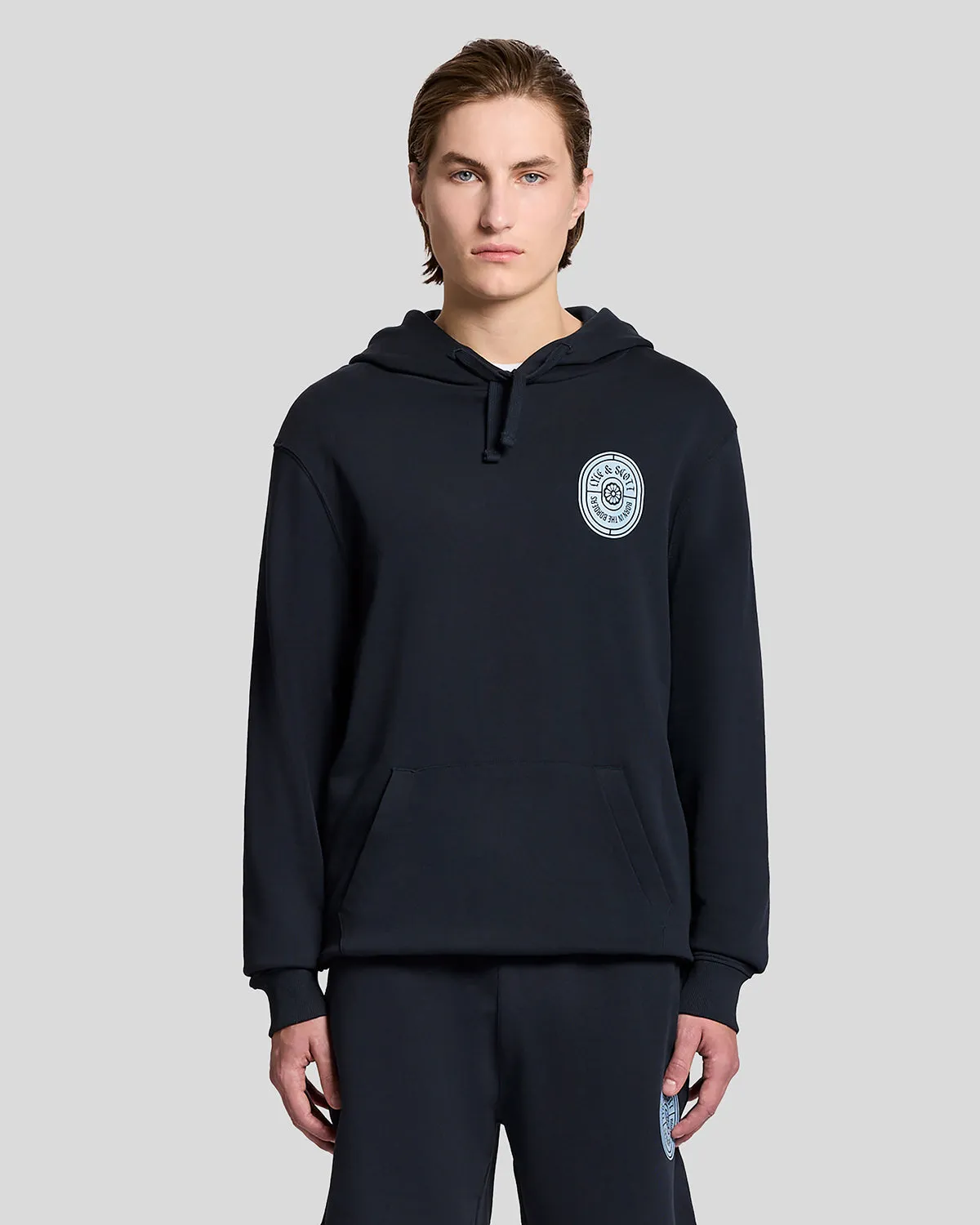 Graphic Badge Cotton Hoodie sold by Lyle & Scott product image thumbnail 2