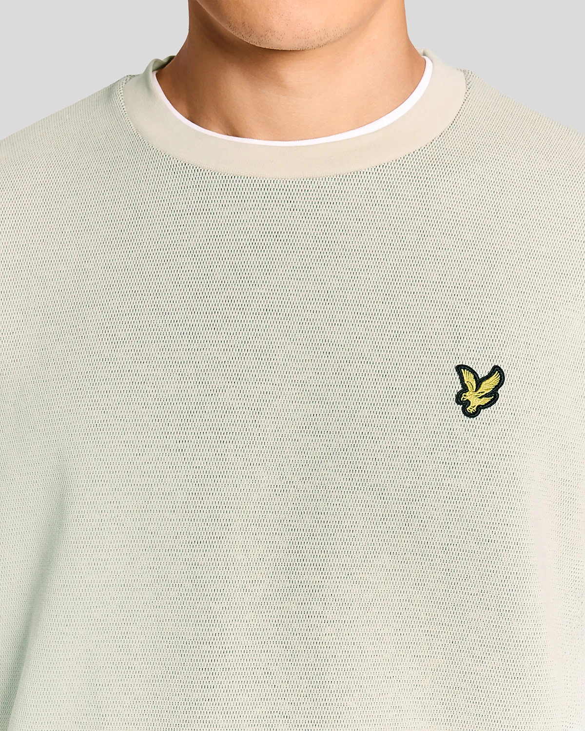 Raised Jacquard Crew Neck Sweatshirt sold by Lyle & Scott product image thumbnail 3