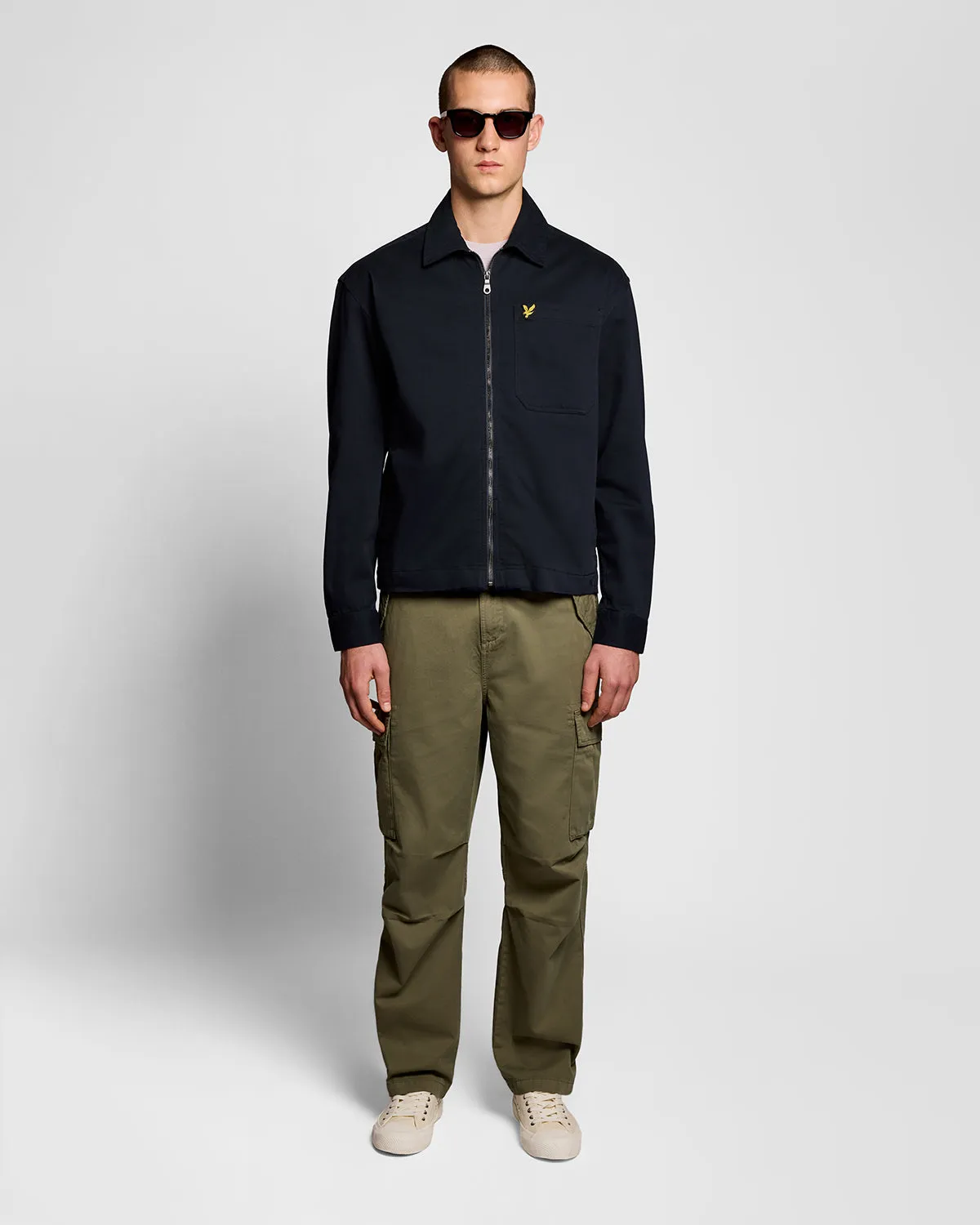 Lightweight Enzyme Wash Overshirt sold by Lyle & Scott product image thumbnail 2