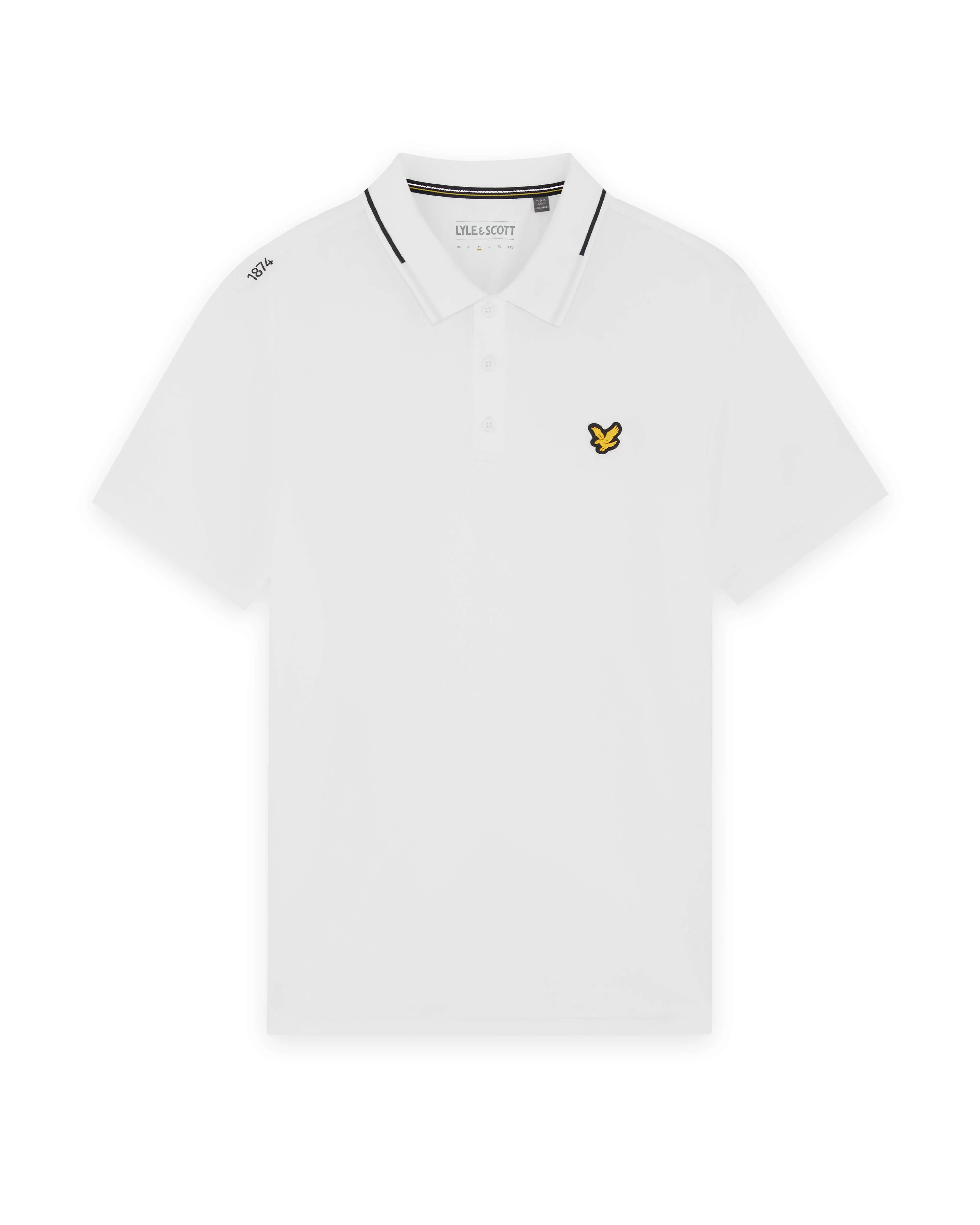 Tipped Technical Polo Shirt sold by Lyle & Scott product image thumbnail 5