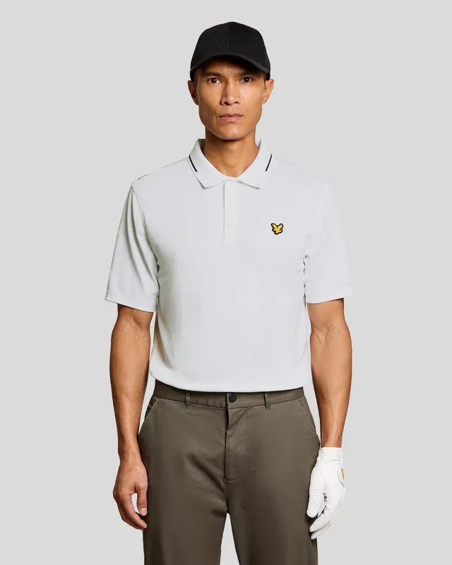 Tipped Technical Polo Shirt sold by Lyle & Scott