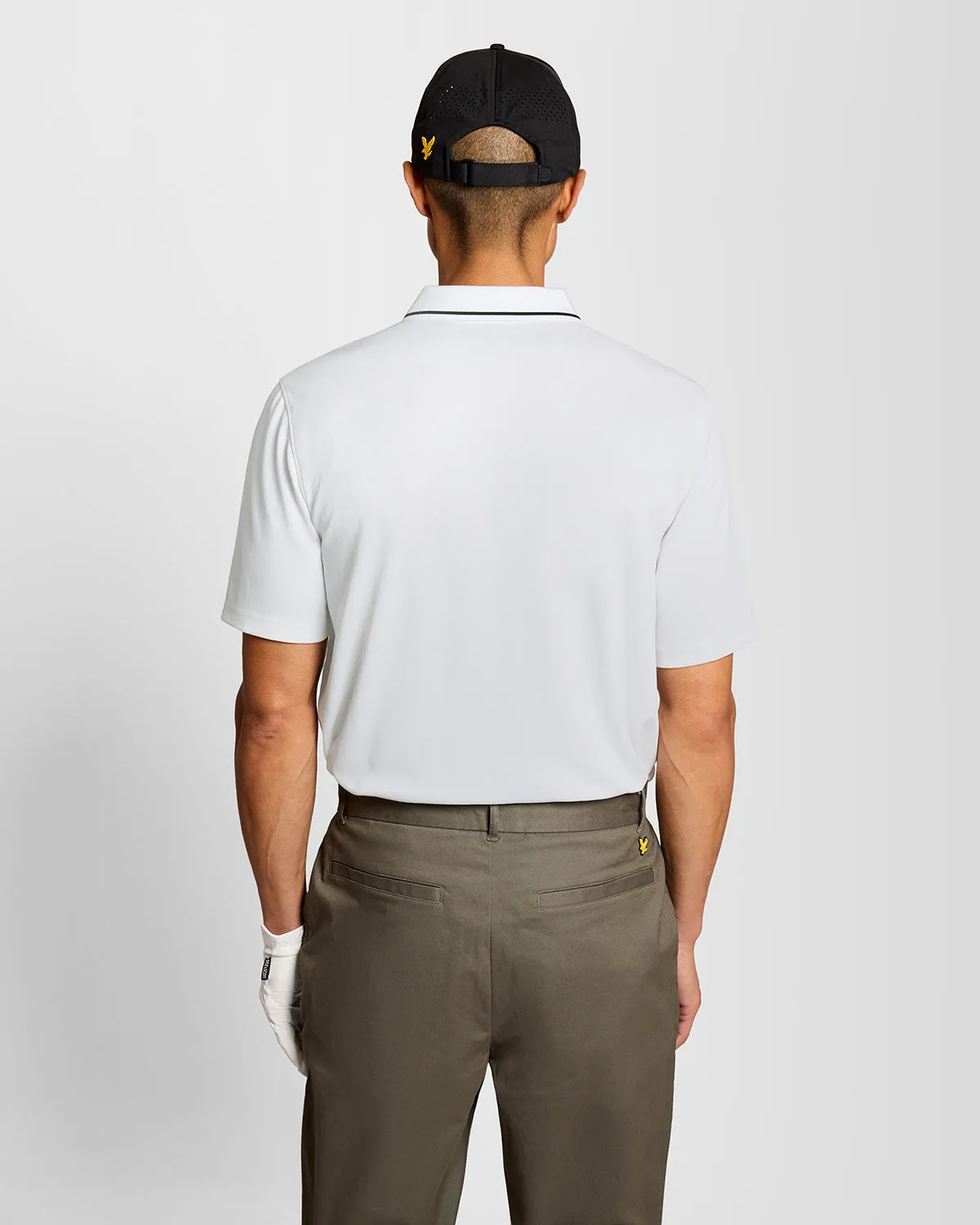 Tipped Technical Polo Shirt sold by Lyle & Scott product image thumbnail 4