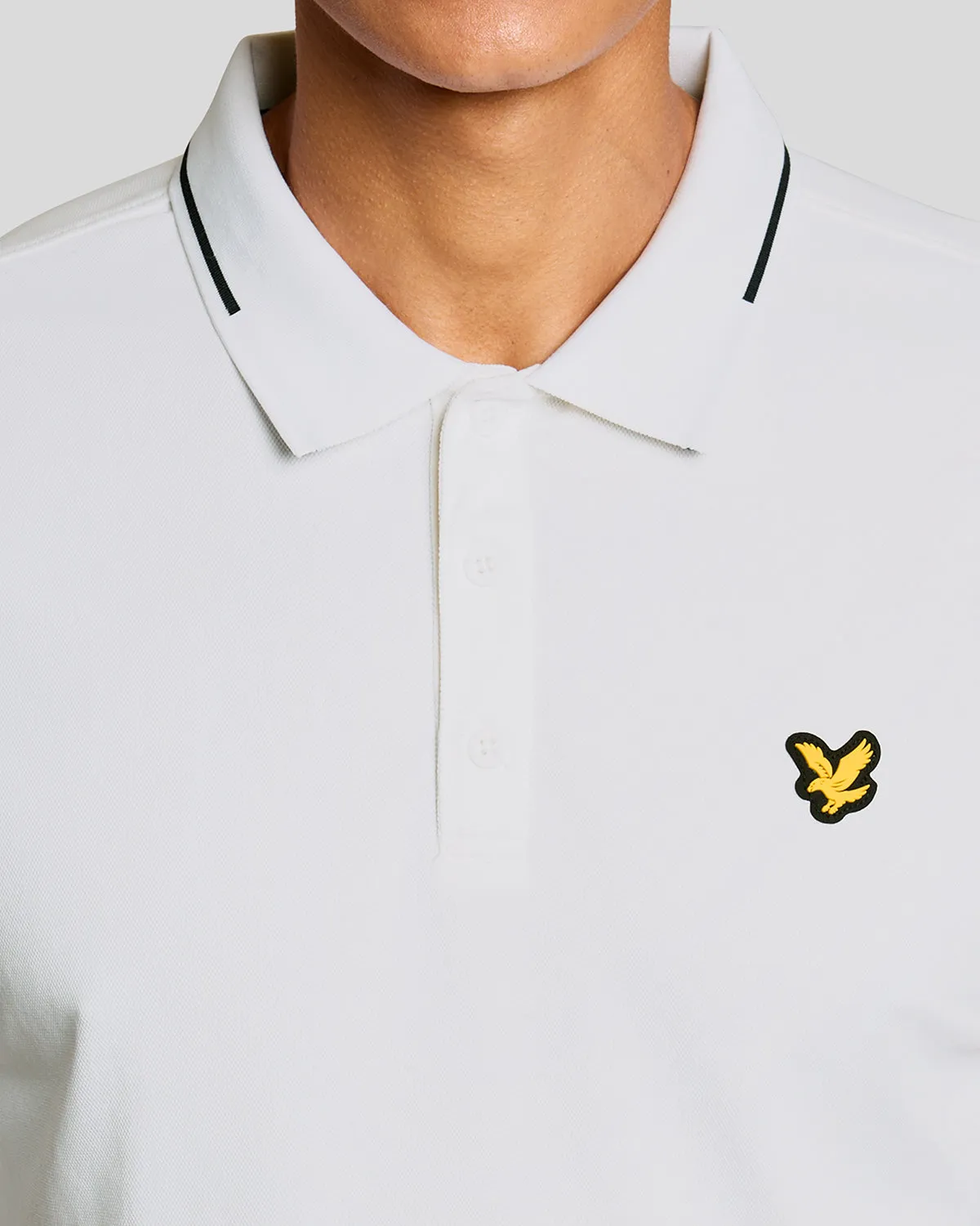 Tipped Technical Polo Shirt sold by Lyle & Scott product image thumbnail 3