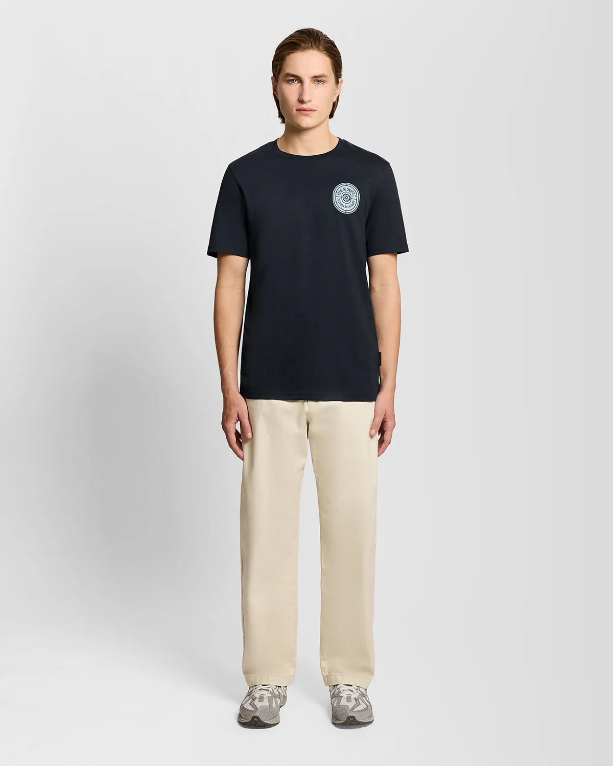 Graphic Badge Cotton T-Shirt sold by Lyle & Scott product image thumbnail 3