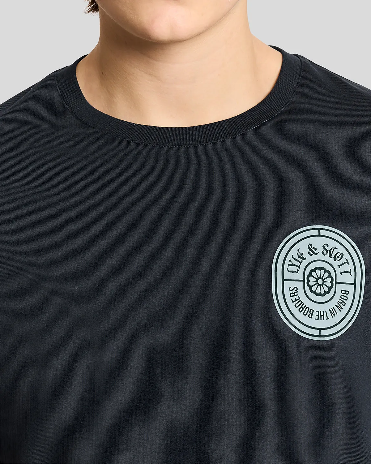Graphic Badge Cotton T-Shirt sold by Lyle & Scott product image thumbnail 4