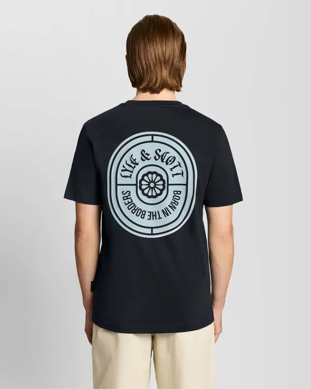 Graphic Badge Cotton T-Shirt sold by Lyle & Scott