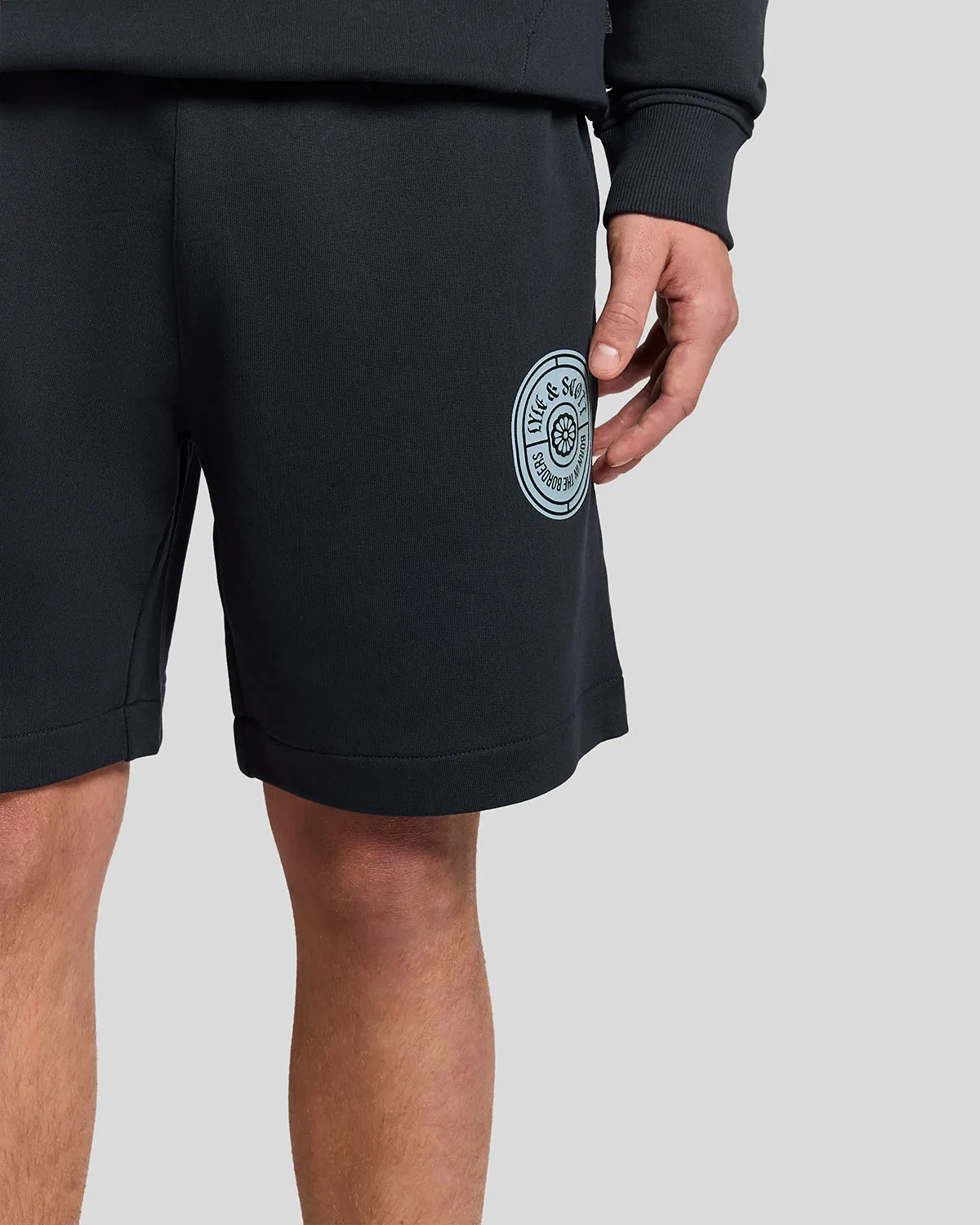 Graphic Badge Cotton Sweat Shorts sold by Lyle & Scott product image thumbnail 3