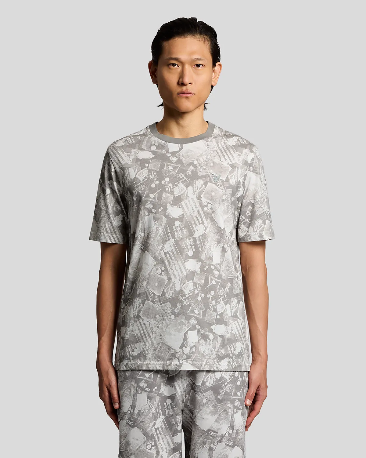 Industrial Graphic Print T-Shirt sold by Lyle & Scott