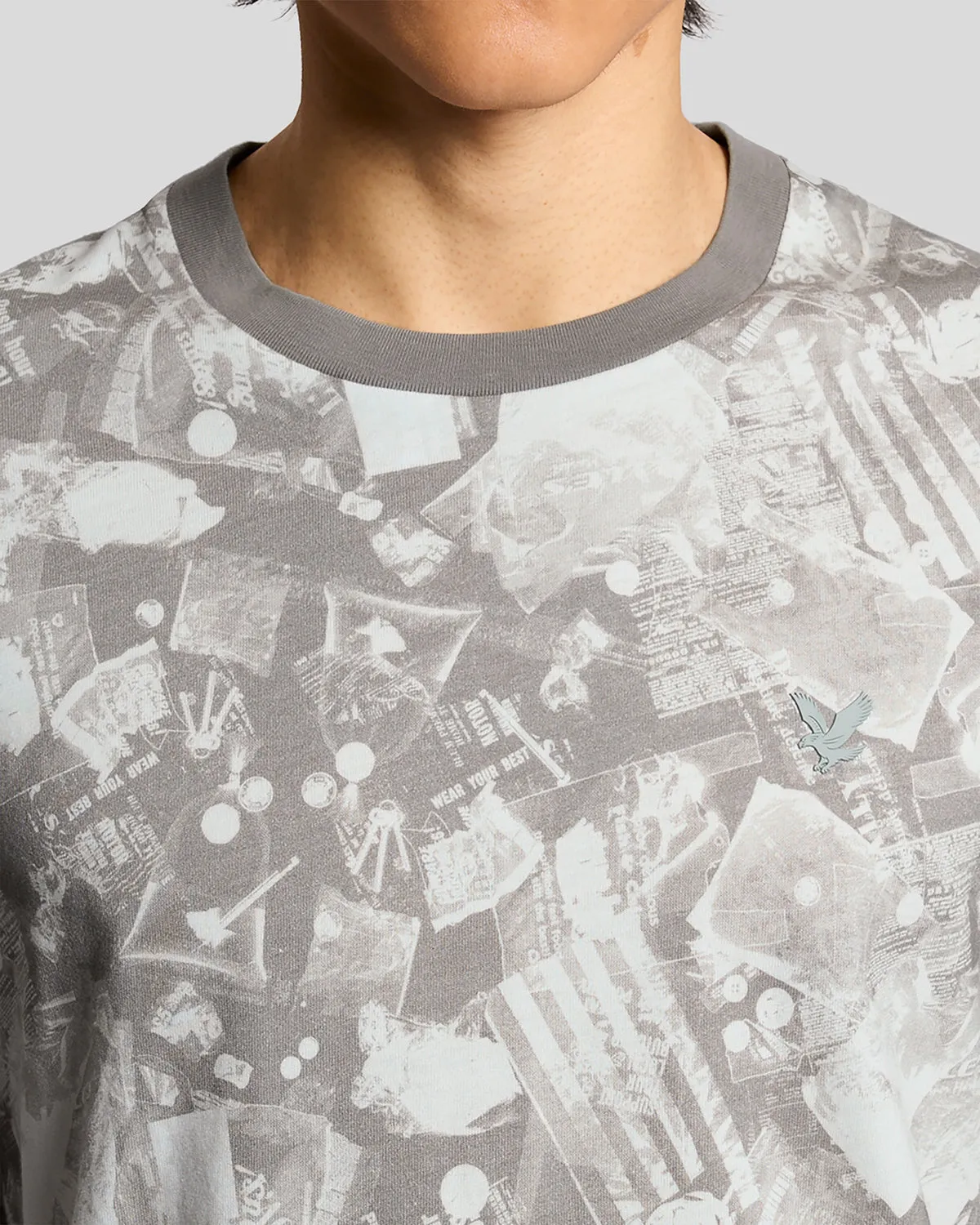 Industrial Graphic Print T-Shirt sold by Lyle & Scott product image thumbnail 3