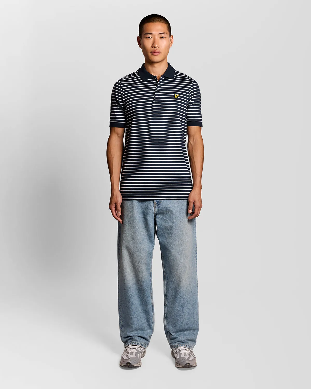 Tartan Collar Polo Shirt sold by Lyle & Scott product image thumbnail 2