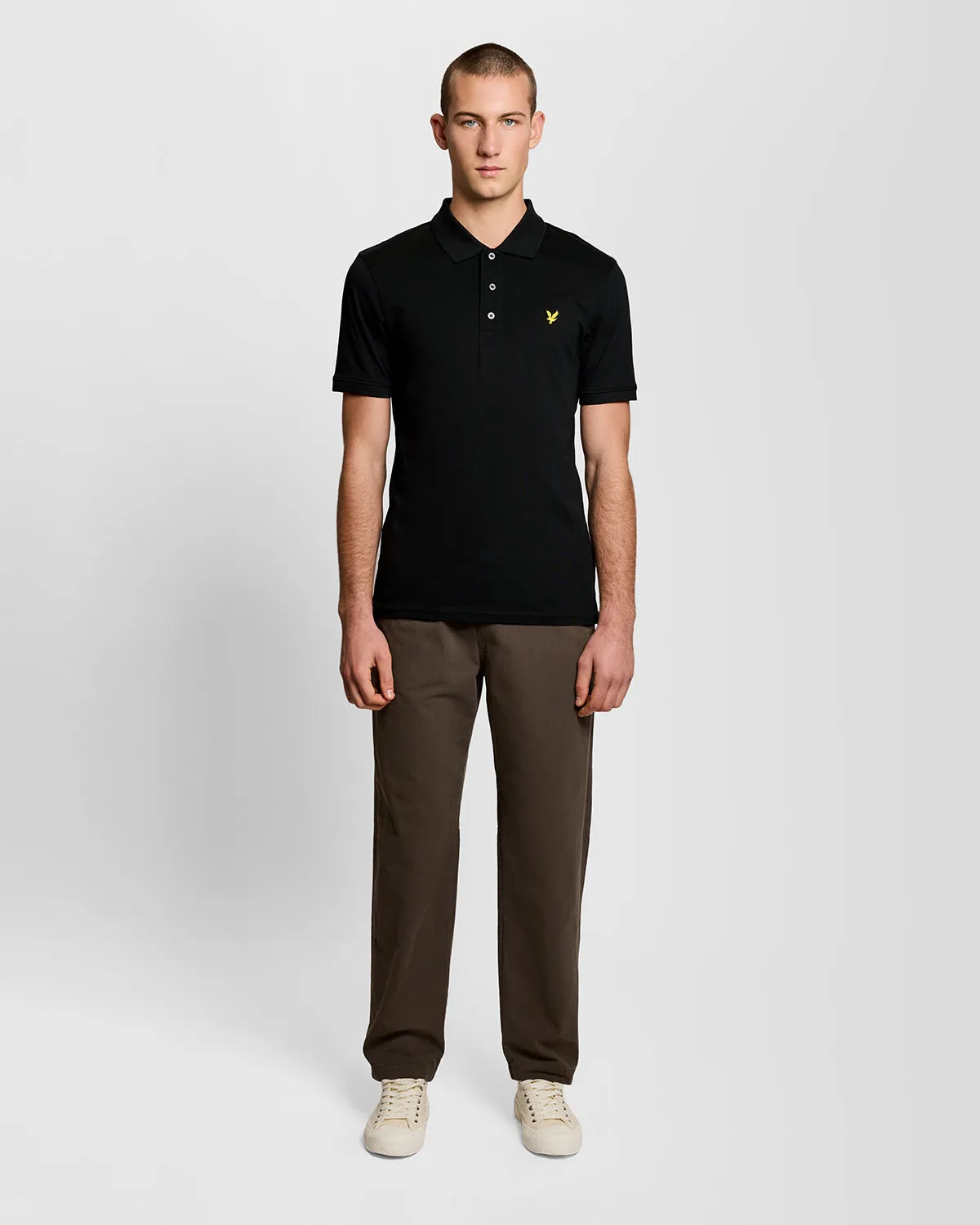 Cotton Jersey Polo Shirt sold by Lyle & Scott product image thumbnail 2