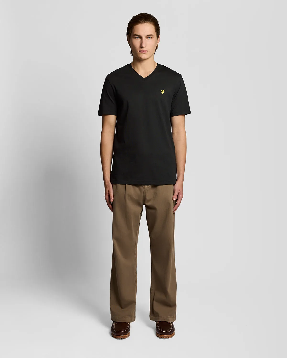 Cotton V-Neck T-Shirt sold by Lyle & Scott product image thumbnail 2