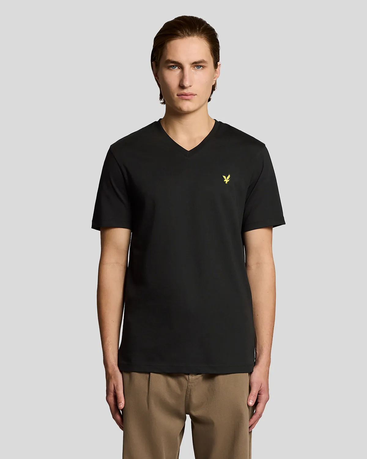 Cotton V-Neck T-Shirt sold by Lyle & Scott
