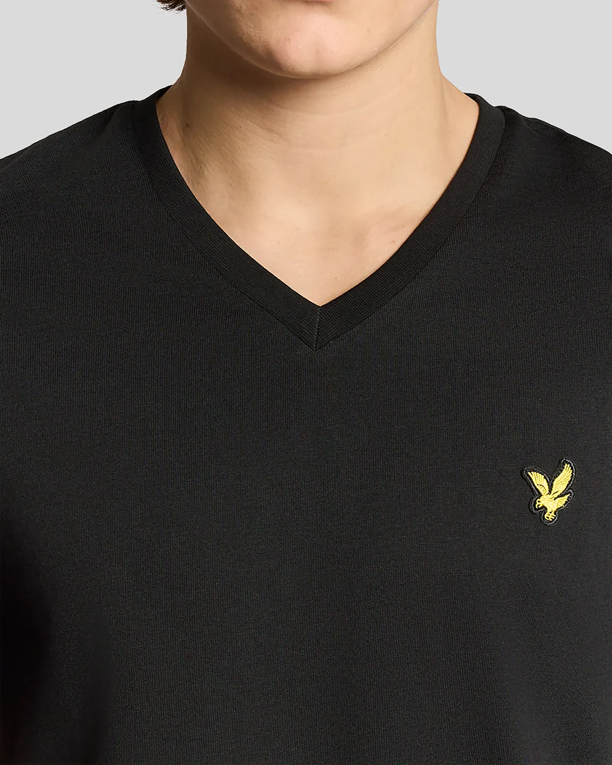 Cotton V-Neck T-Shirt sold by Lyle & Scott product image thumbnail 3