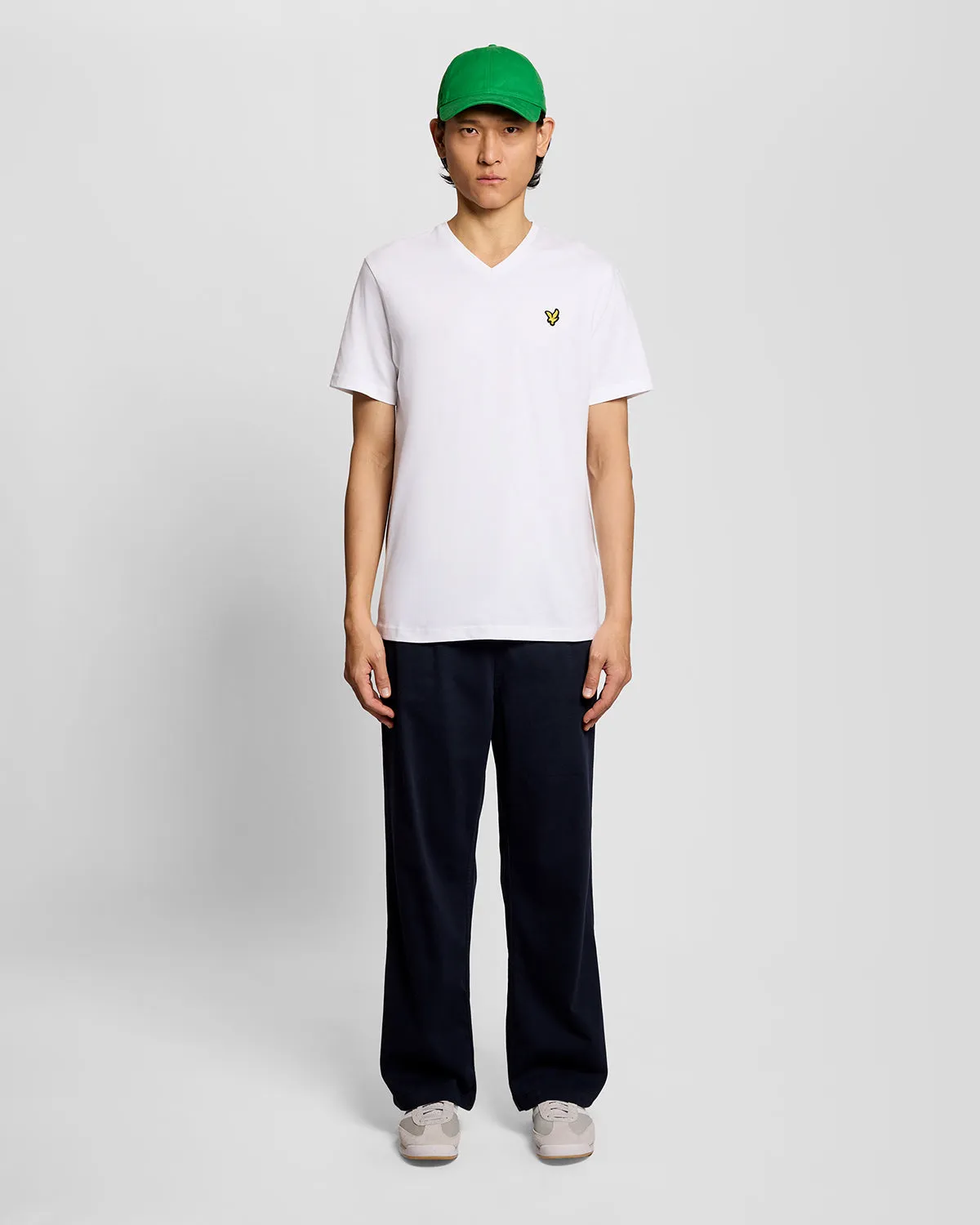 Cotton V-Neck T-Shirt sold by Lyle & Scott product image thumbnail 2