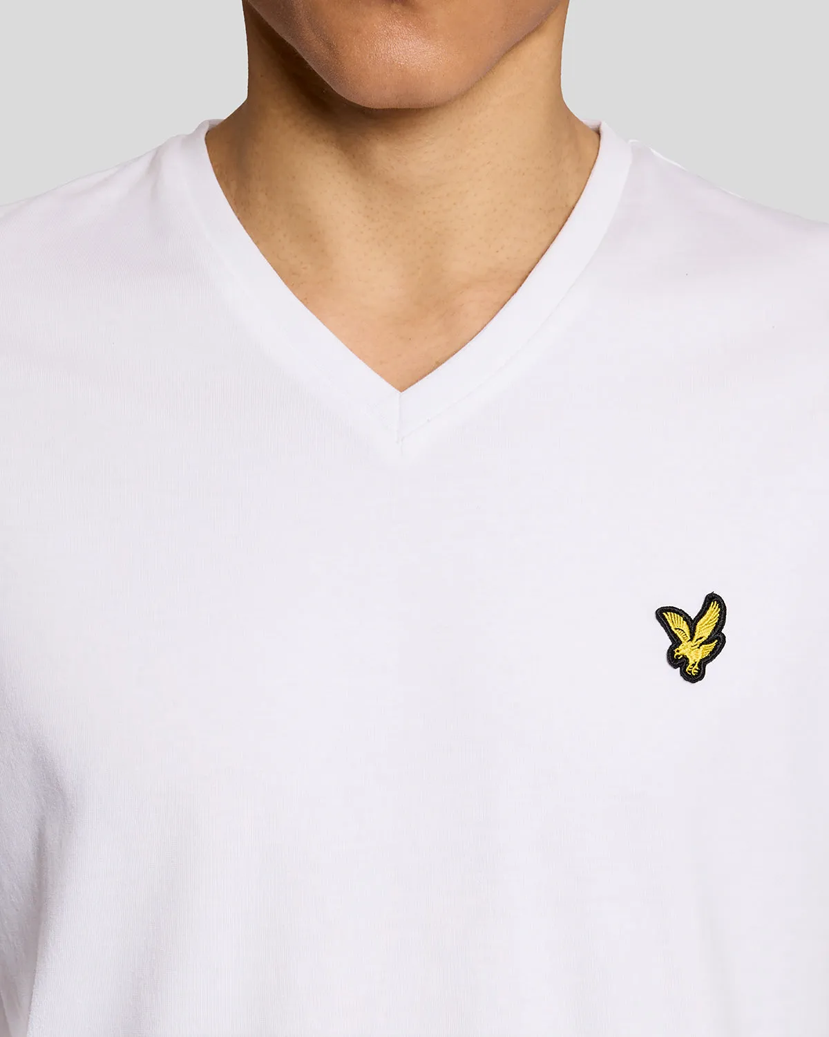 Cotton V-Neck T-Shirt sold by Lyle & Scott product image thumbnail 3