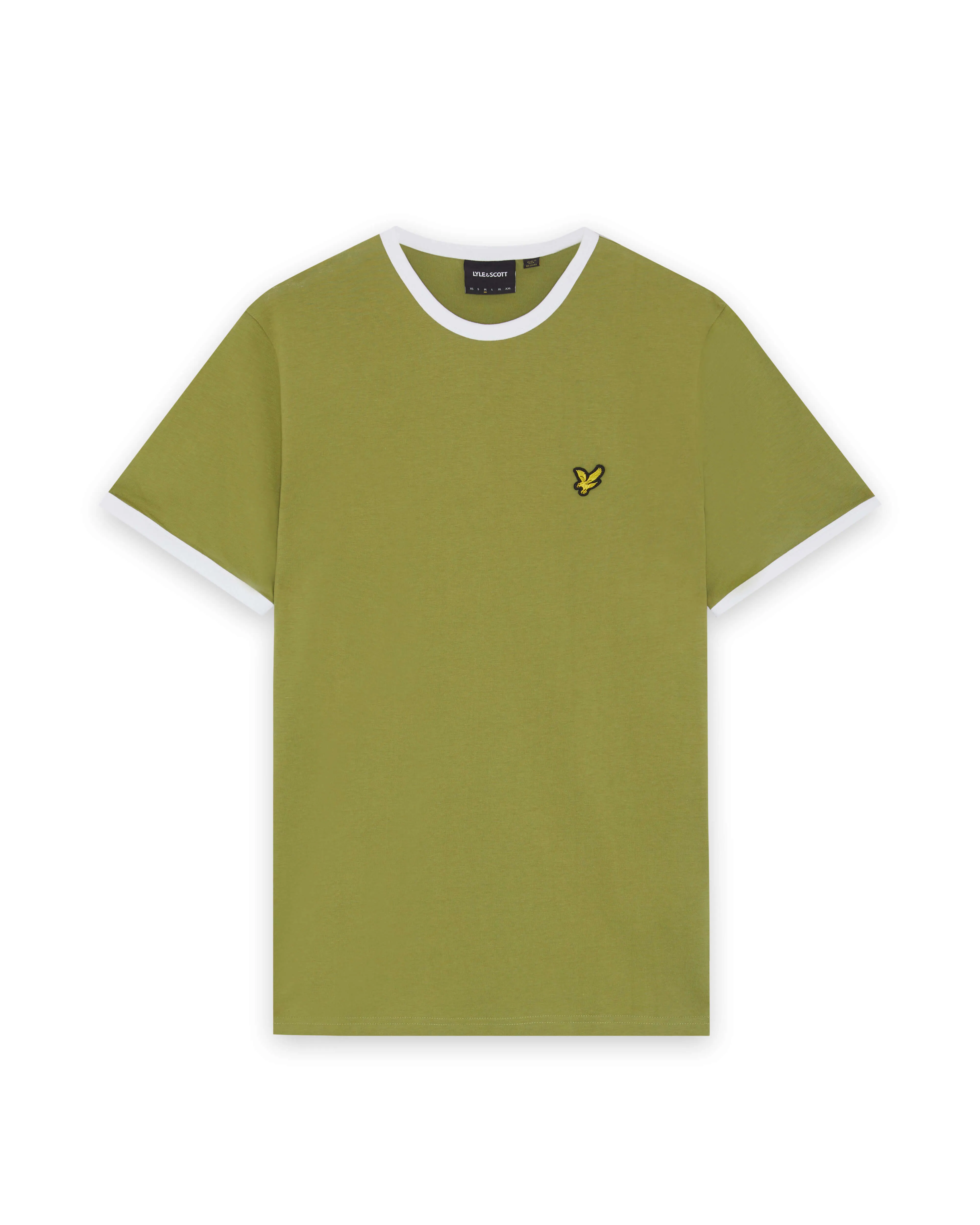 Ringer Cotton Crew Neck T-Shirt sold by Lyle & Scott product image thumbnail 5