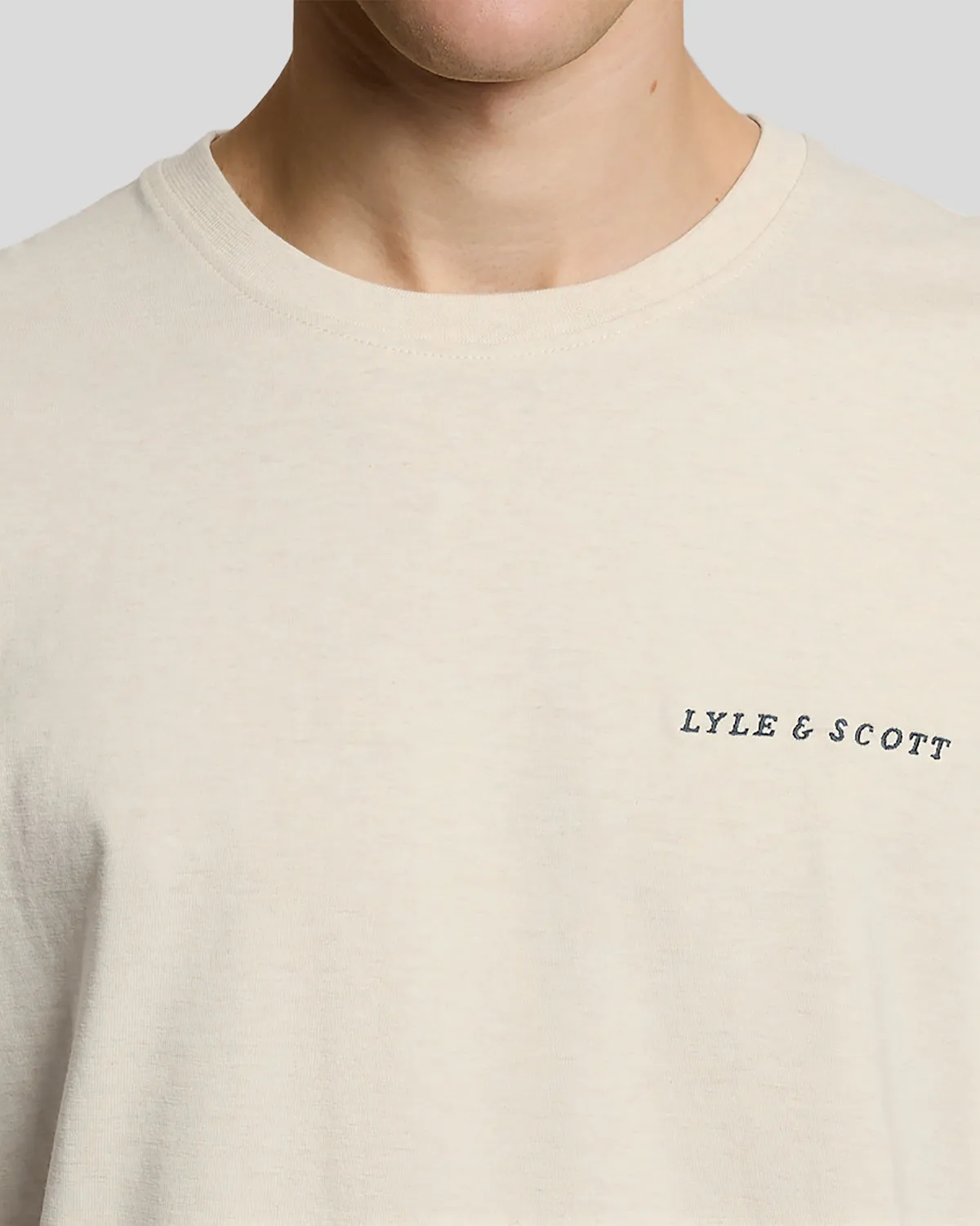 Linen Blend Raglan T-Shirt sold by Lyle & Scott product image thumbnail 3
