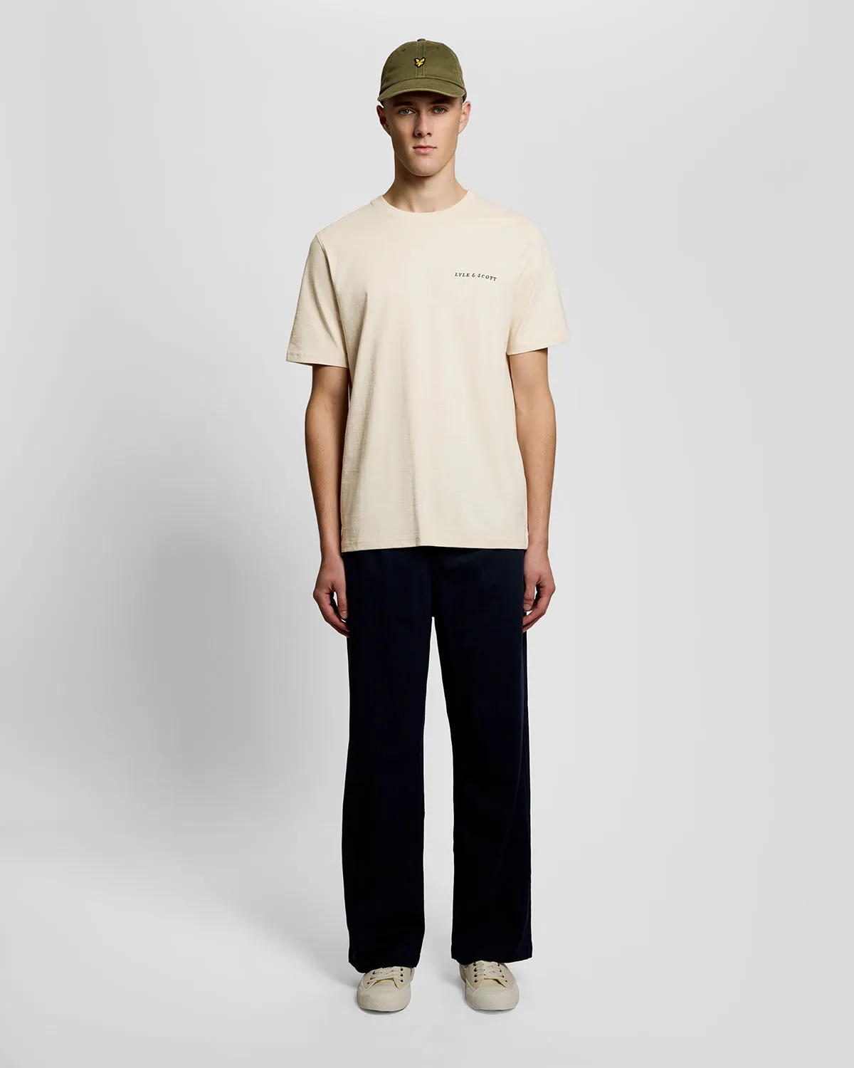 Linen Blend Raglan T-Shirt sold by Lyle & Scott product image thumbnail 2