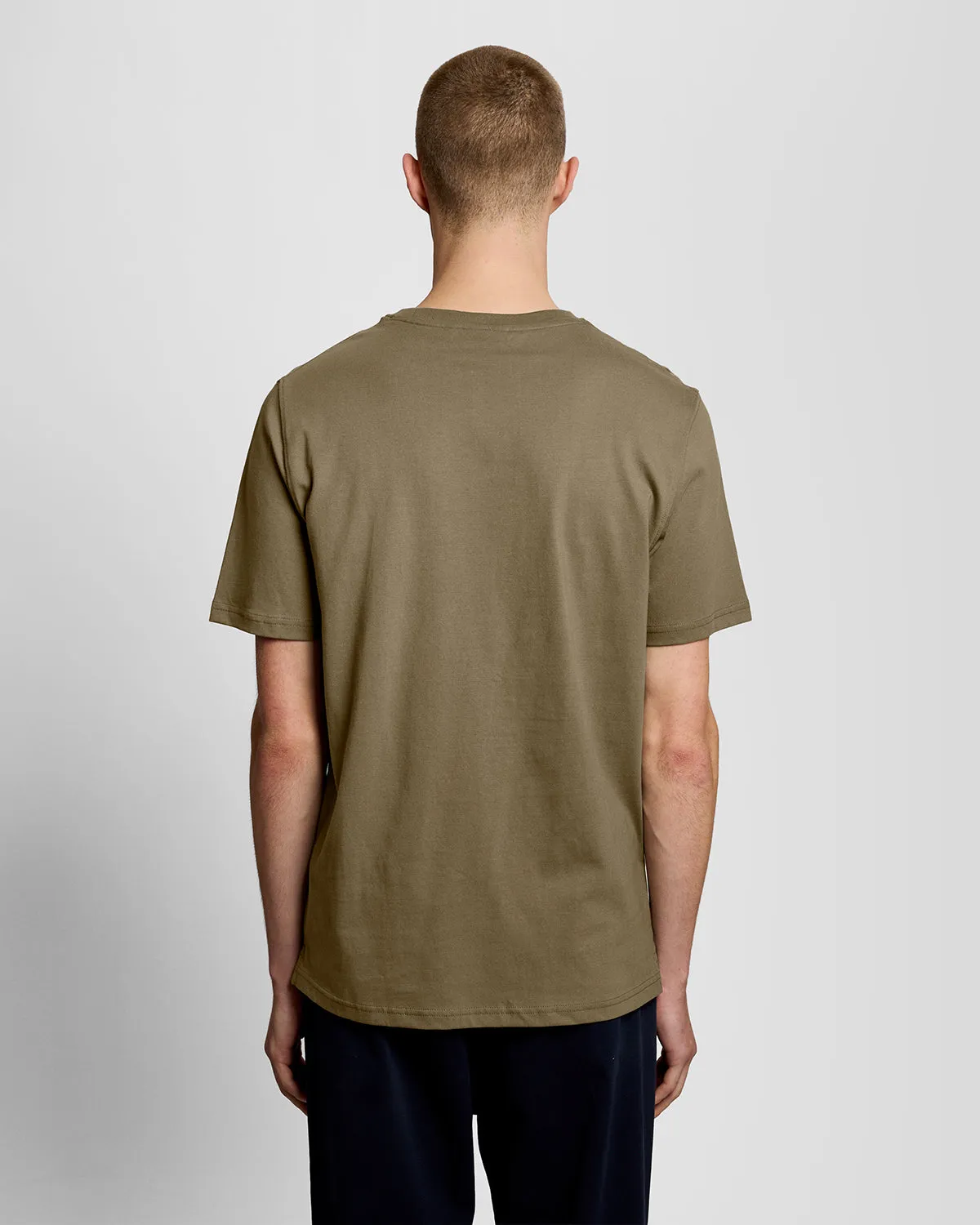 Linen Blend Raglan T-Shirt sold by Lyle & Scott product image thumbnail 4