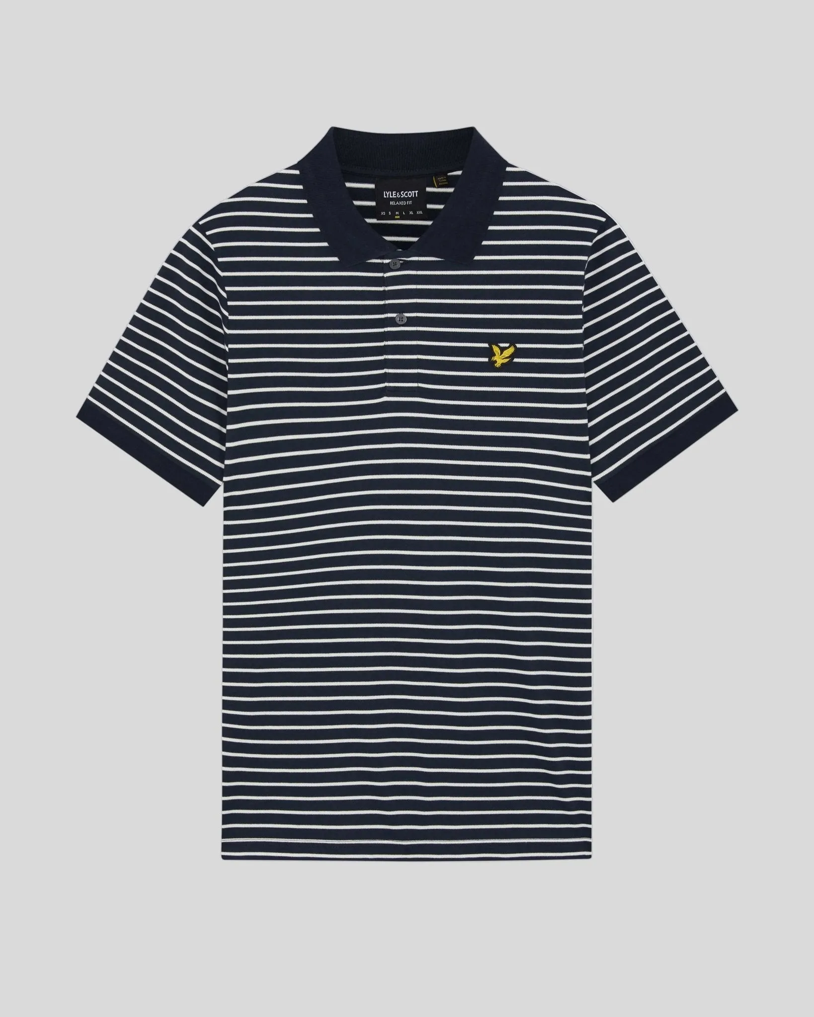 Tartan Collar Polo Shirt sold by Lyle & Scott