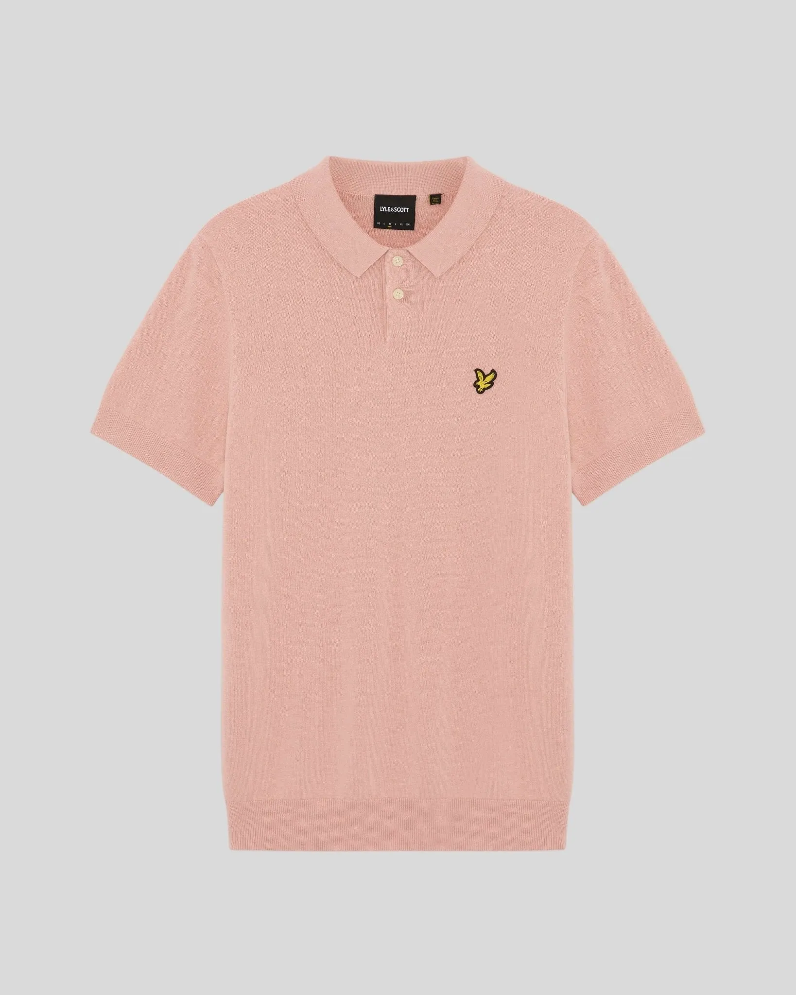 Cotton Knitted Polo Shirt sold by Lyle & Scott