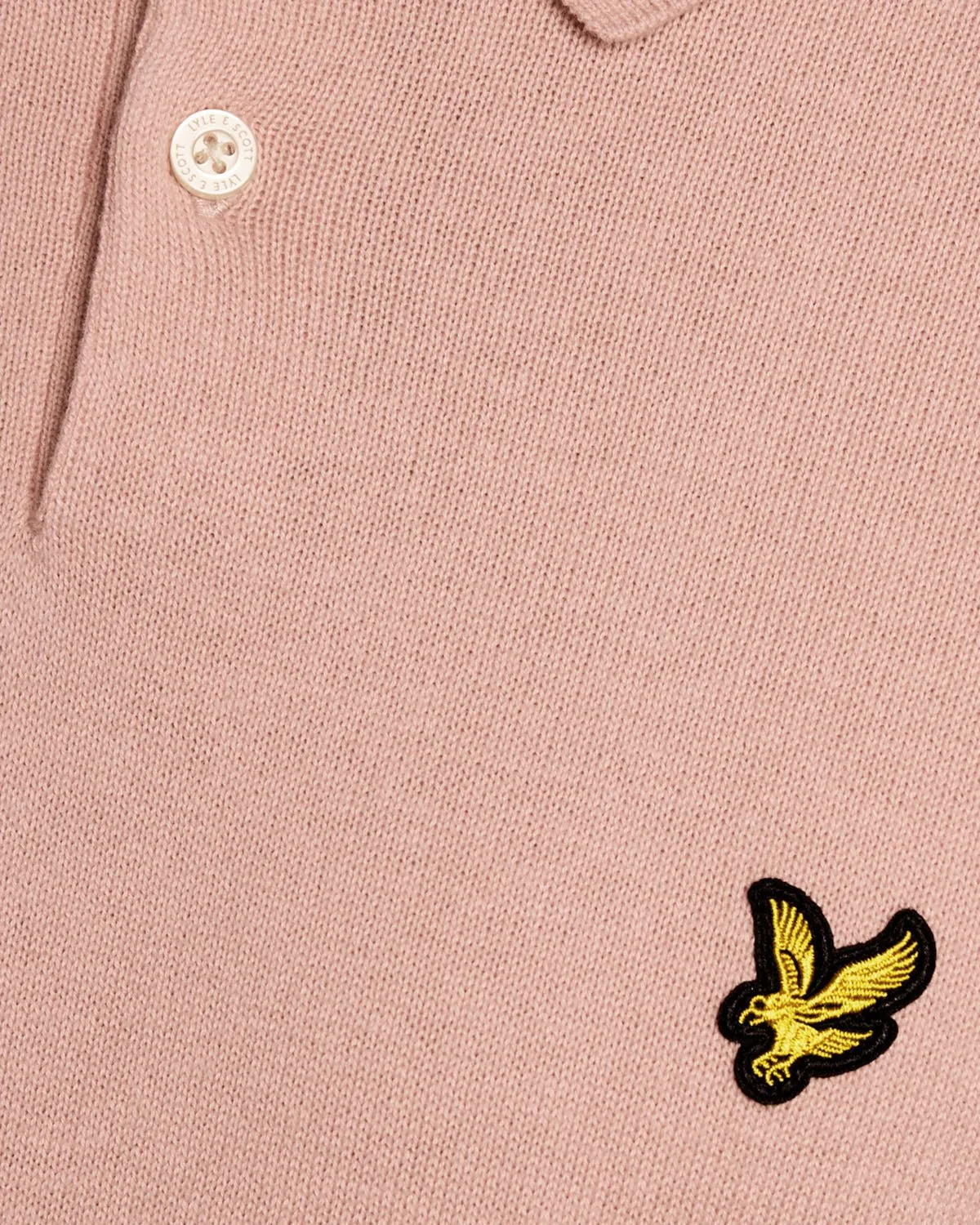 Cotton Knitted Polo Shirt sold by Lyle & Scott product image thumbnail 2