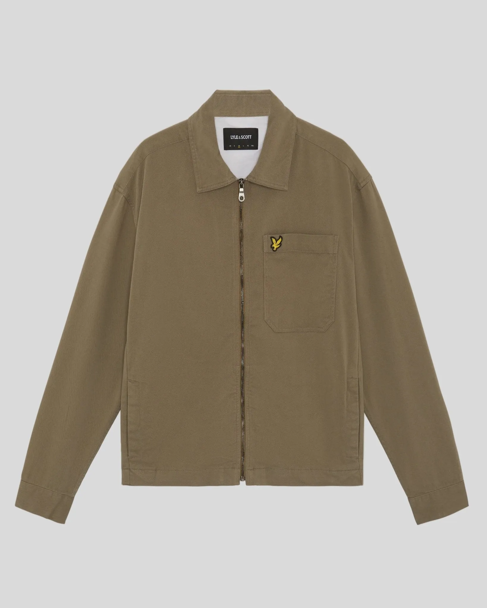 Lightweight Enzyme Wash Overshirt sold by Lyle & Scott