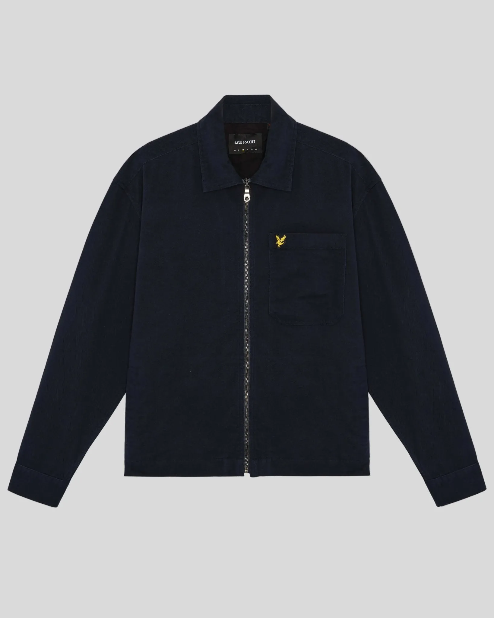 Lightweight Enzyme Wash Overshirt sold by Lyle & Scott