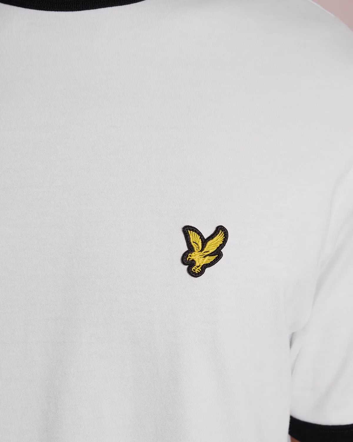 Ringer Cotton Crew Neck T-Shirt sold by Lyle & Scott product image thumbnail 2