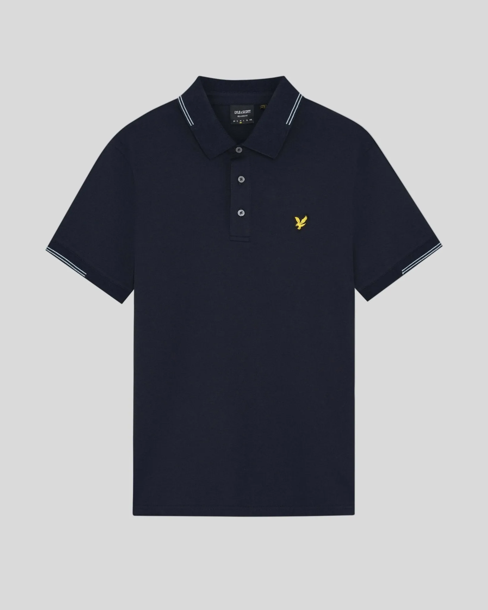 Fine Cotton Tipped Polo Shirt sold by Lyle & Scott