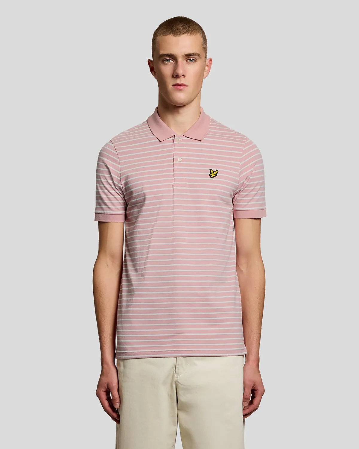 Tartan Collar Polo Shirt sold by Lyle & Scott