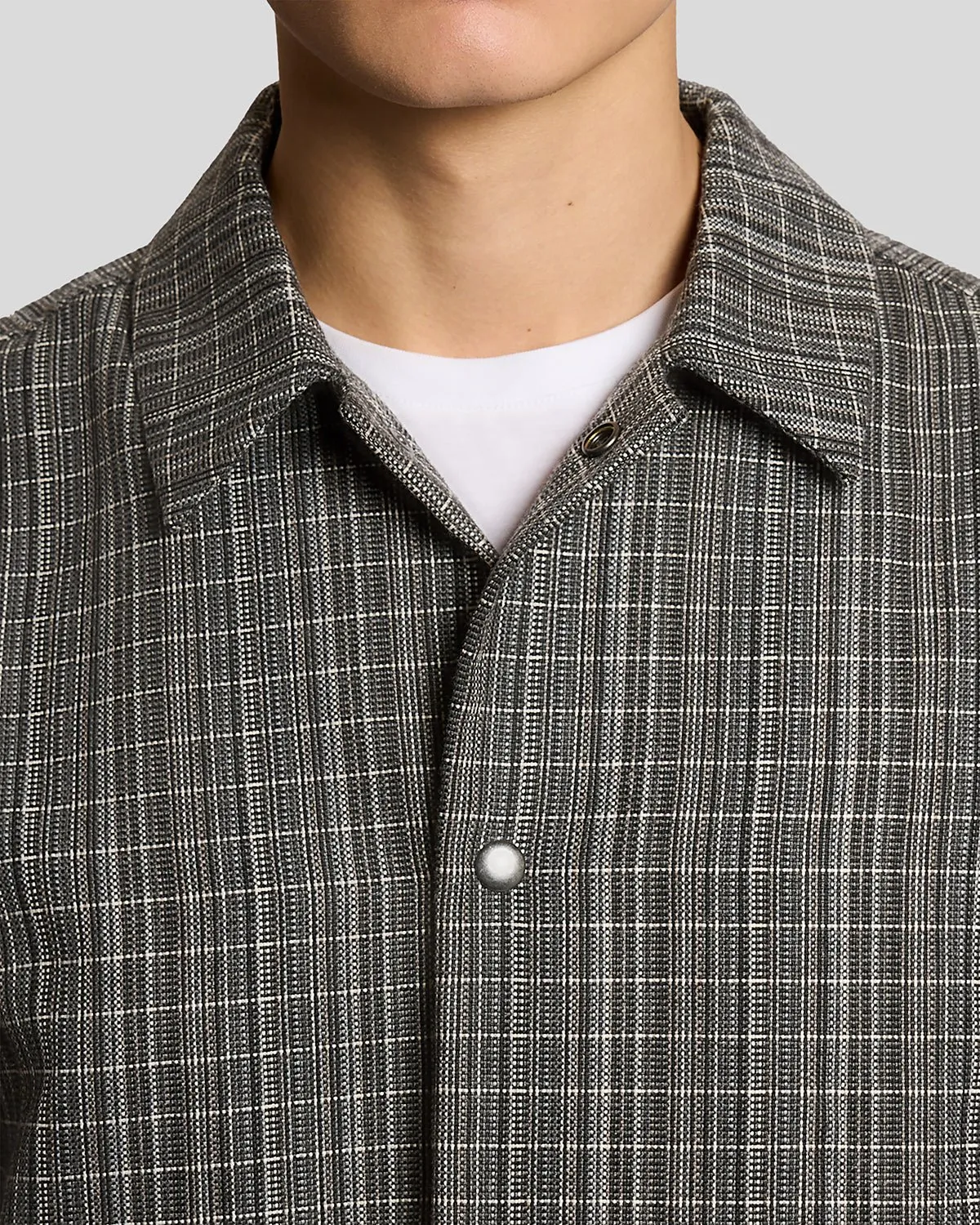 Lightweight Check Overshirt sold by Lyle & Scott product image thumbnail 3